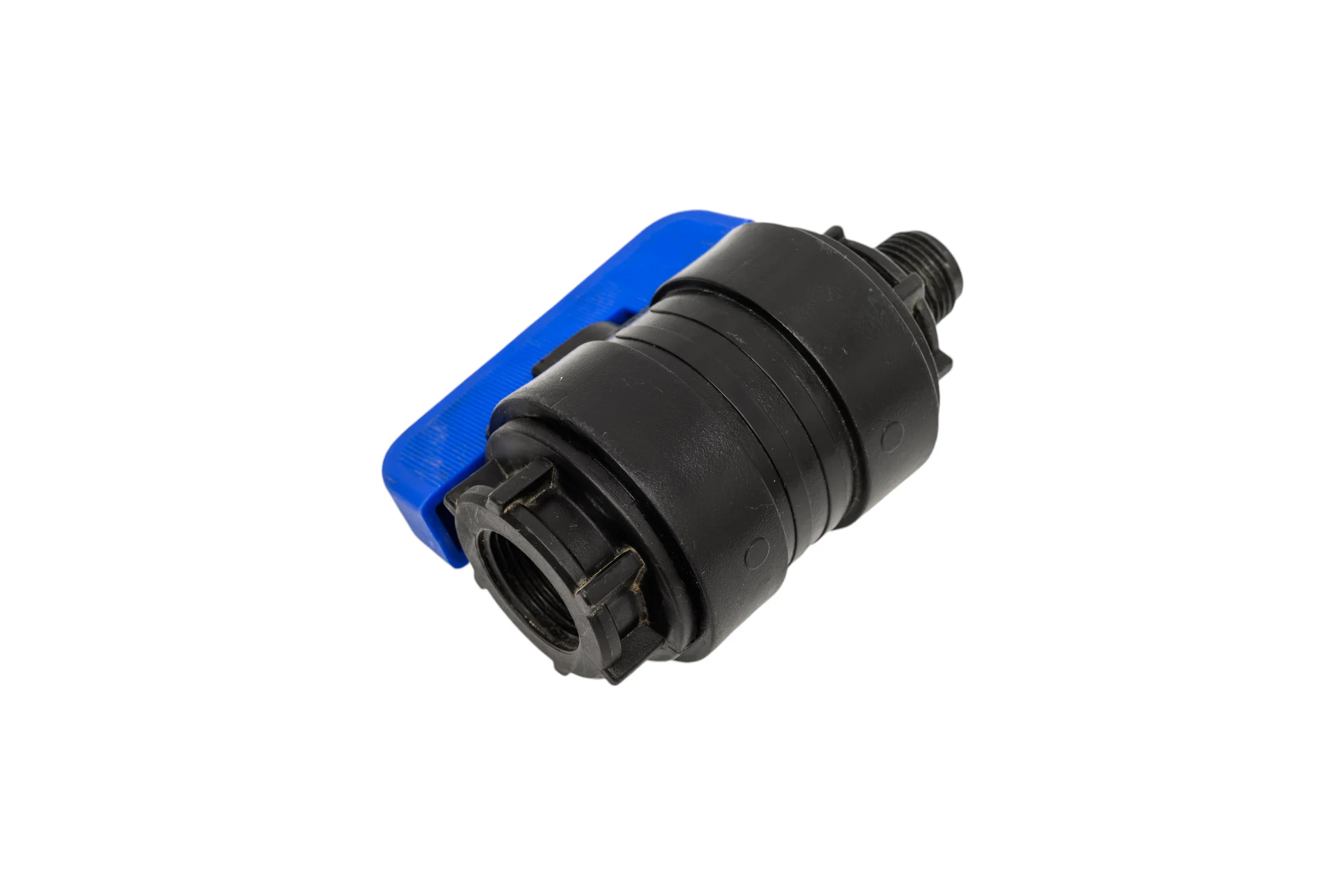 Компрессионный шаровой кран VALFEX ПНД НР/ВН резьба разборный 1/2"-3/4"Ду20 1210020012034