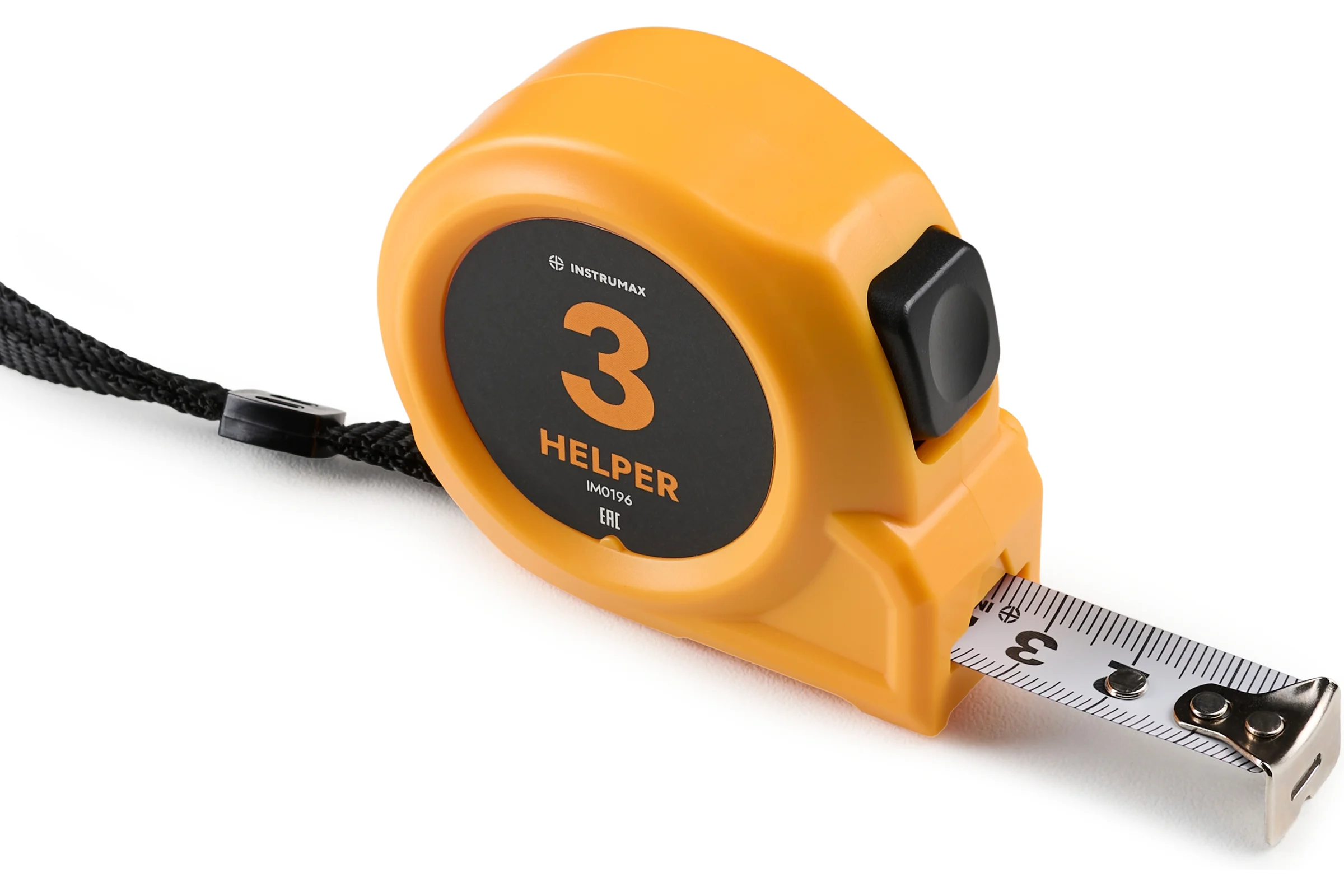 Рулетка с автостопом INSTRUMAX HELPER 3 2 шт., 3м, лента 16мм, нейлоновое покрытие, класс 2 IM0196_К2