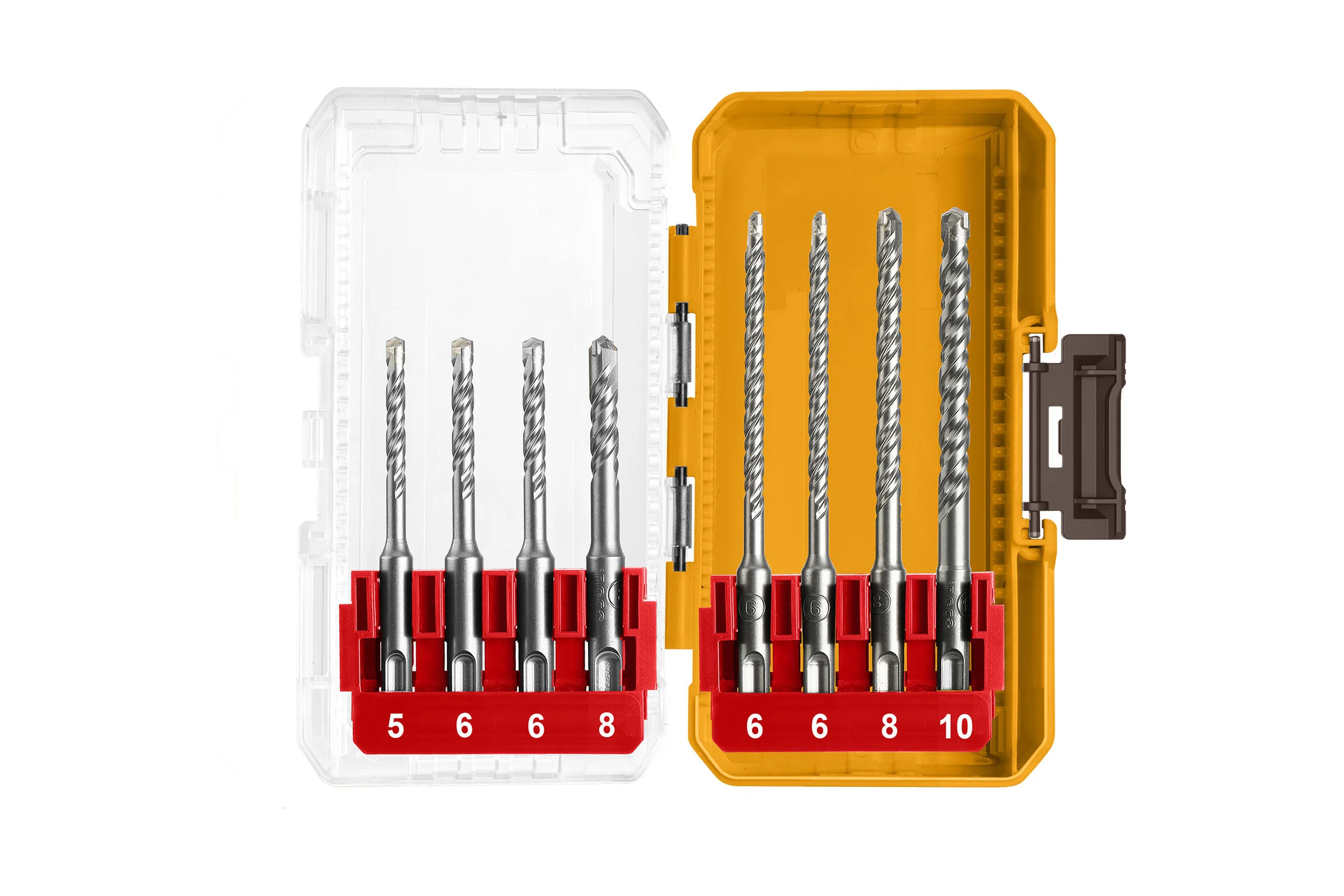 Набор сверл INGCO SDS-plus 8 шт INDUSTRIAL AKDL11806