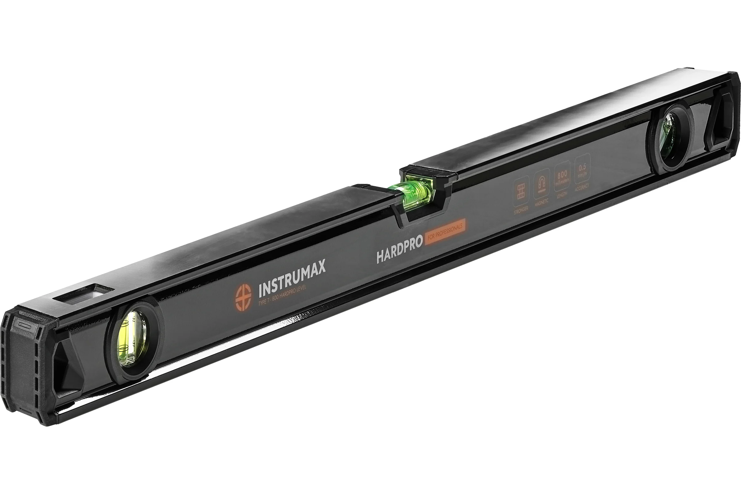 Уровень противоударный, магнитный INSTRUMAX HARDPRO 800 IM0194