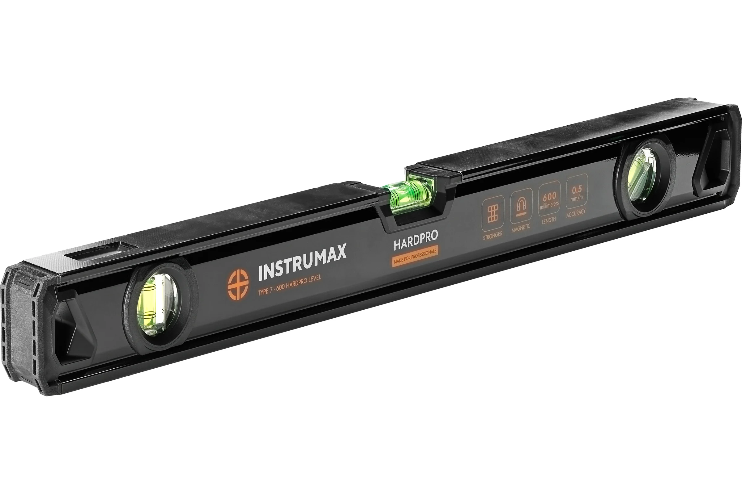 Уровень противоударный, магнитный INSTRUMAX HARDPRO 600 IM0193