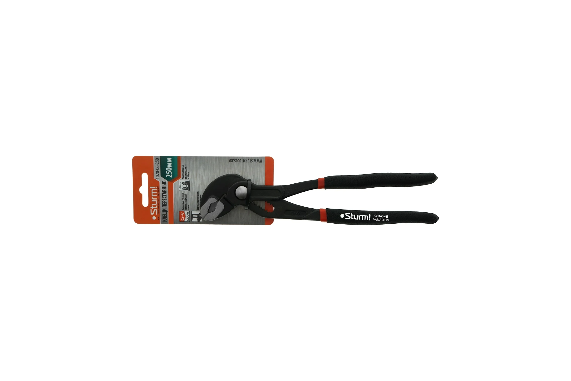Переставной ключ 250 мм Soft Hand Sturm 1020-06-250