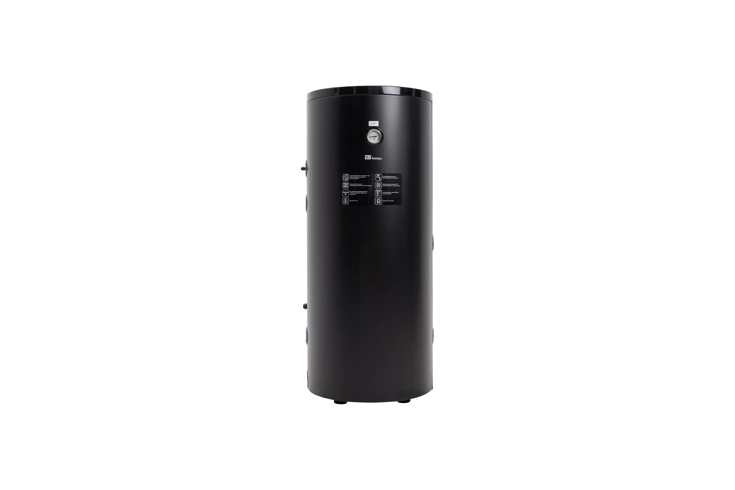 Бойлер косвенного нагрева E8tempo тип E серия S-200L-2 BLACK