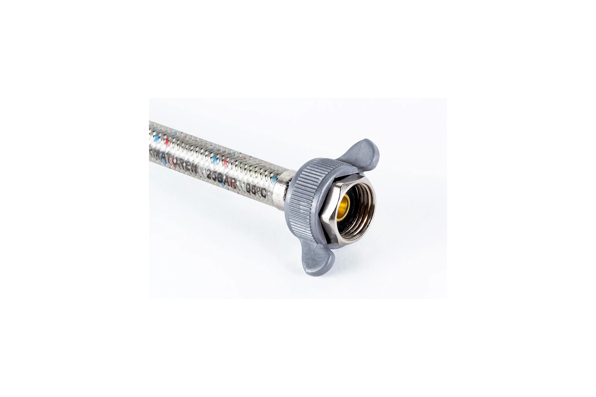 Подводка к смесителю PROFACTOR LUXE 1/2 с удлиненным штуцером 120/100мм х М10 пара - 50см PF WFH 592.50