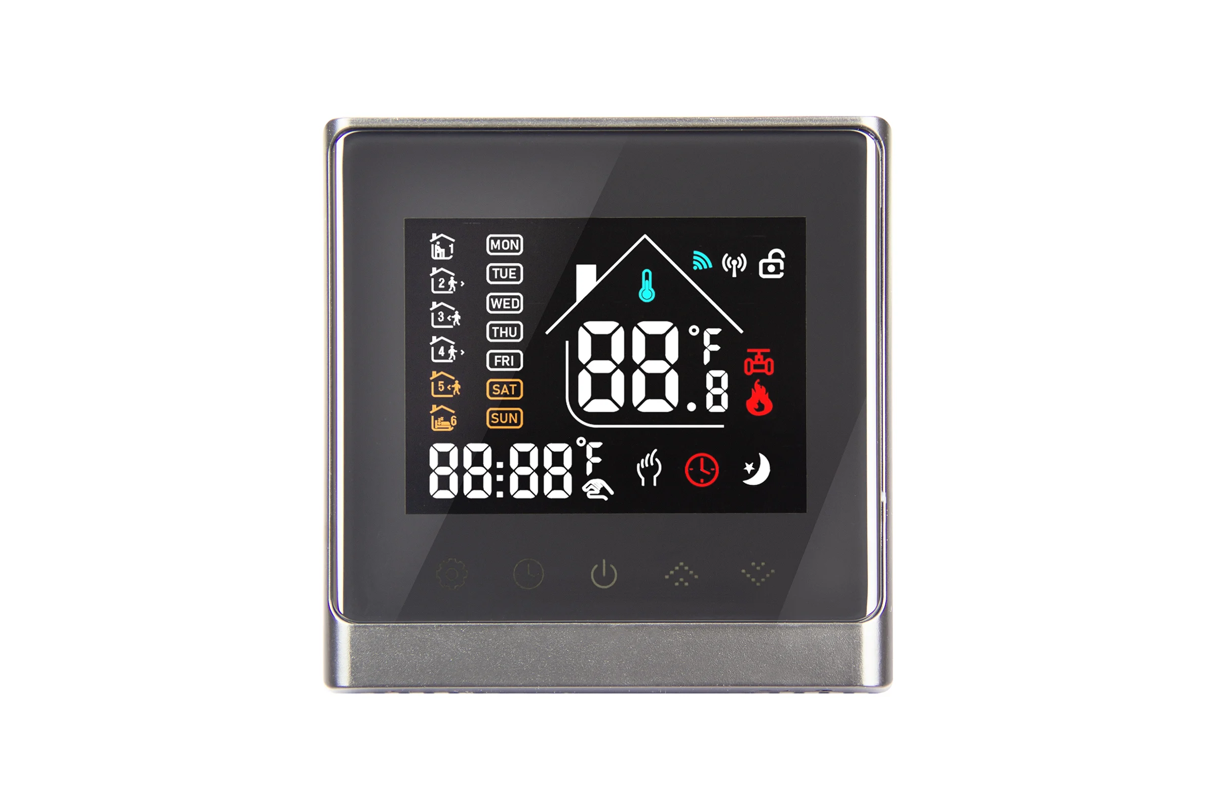 Термостат комнатный TEBO Wi-Fi T-КГ.Э.502.W.CN