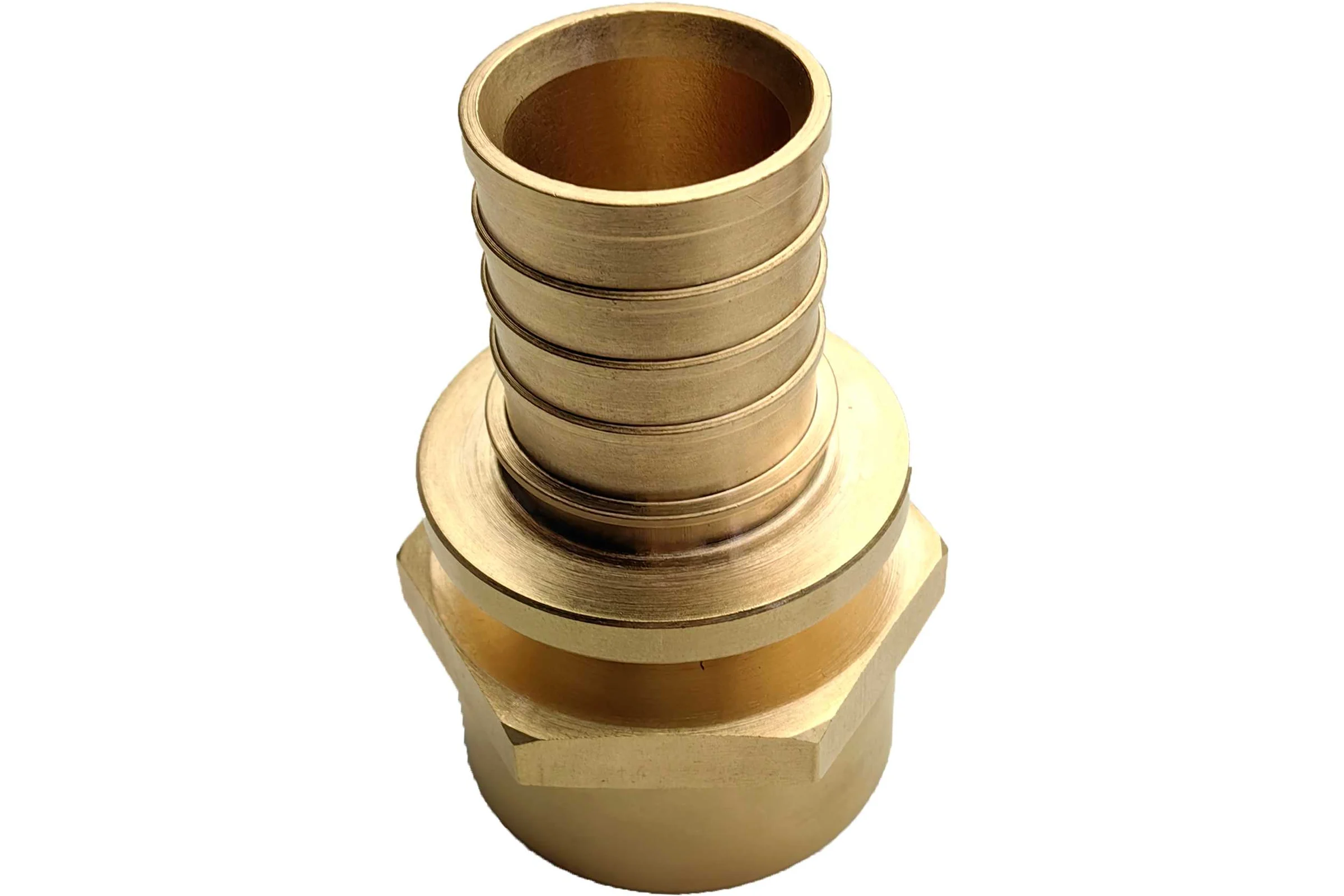 Муфта для PE-X/PE-RT труб РОС аксиальная латунь Дн 32х1 ВР  (130-1612) R0345086