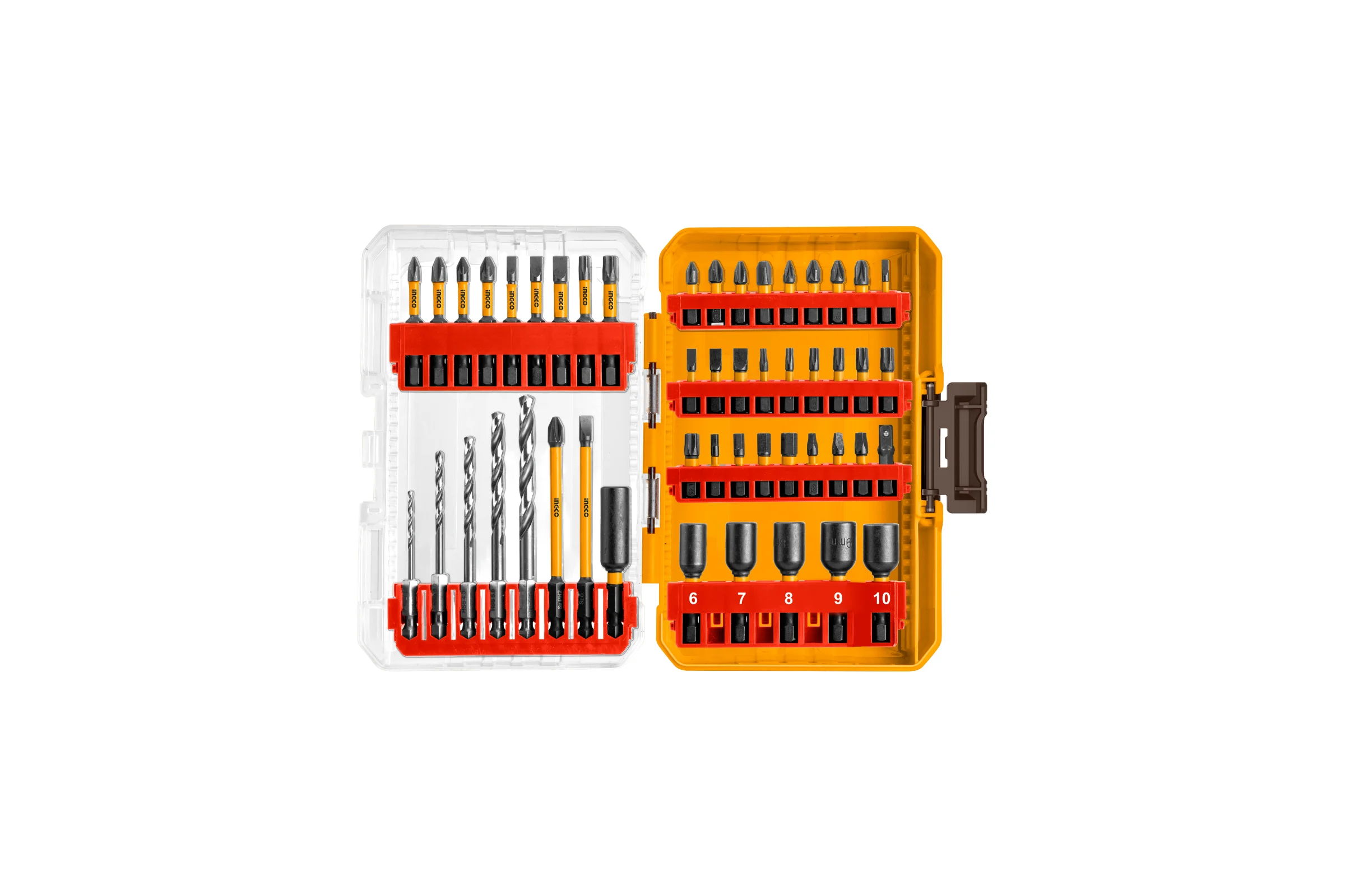 Набор ударных бит INGCO 49 шт (6/12) INDUSTRIAL набор AKDL24906