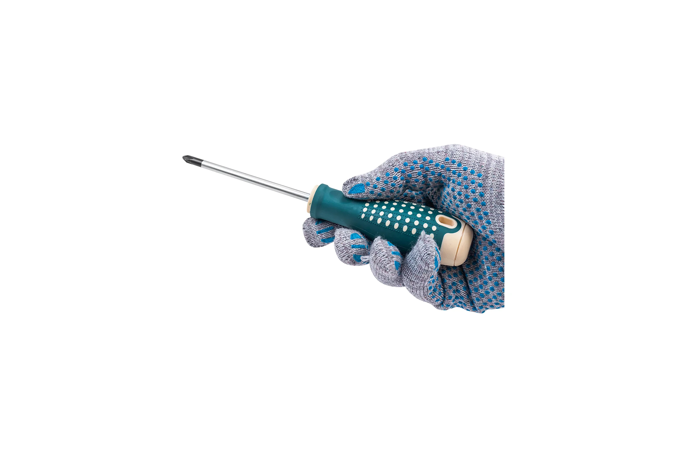 Отвертка крестовая Rockforce PH2.0х100мм RF LIGHT-70120100(64580)