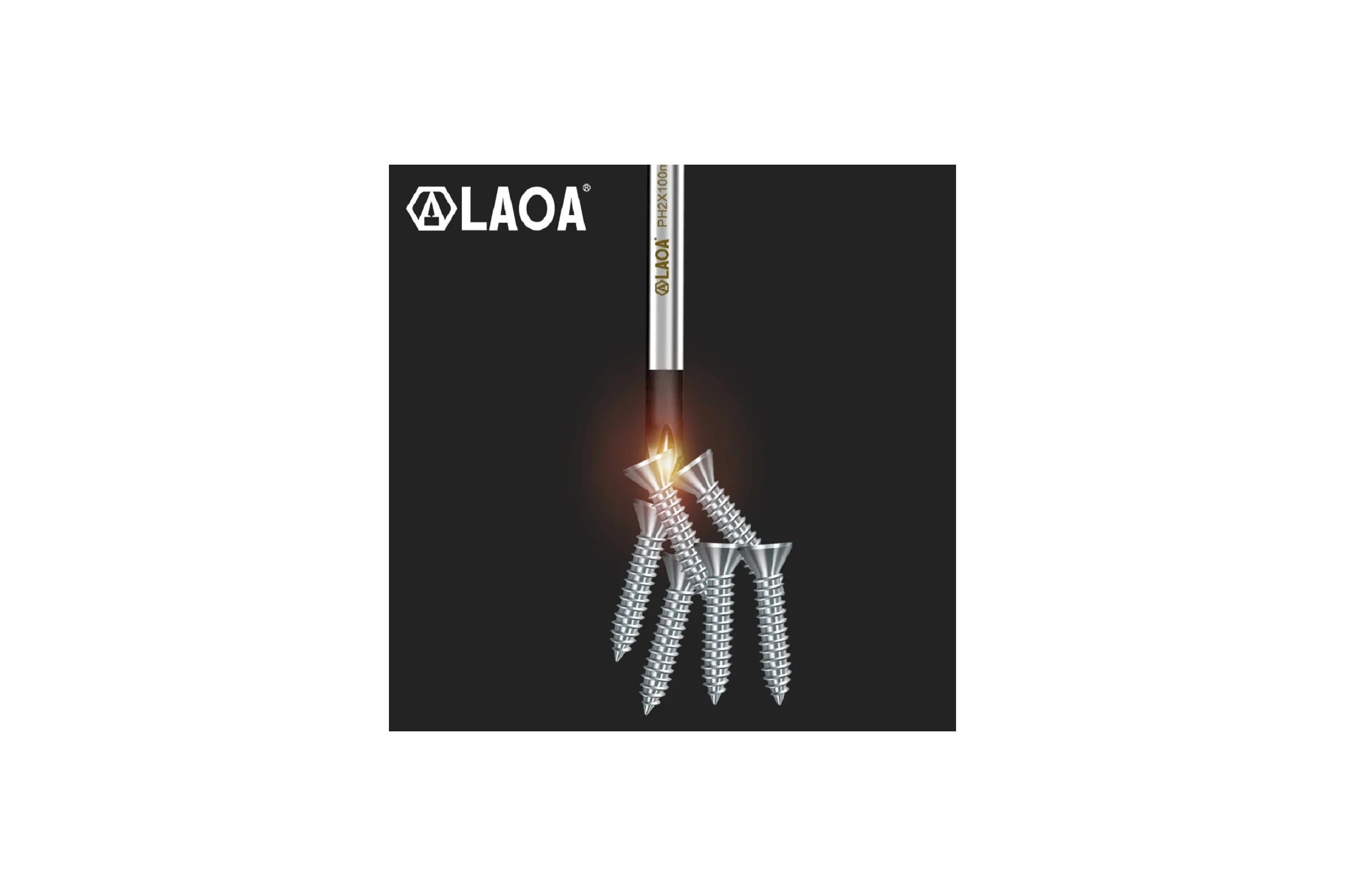 Отвёртка шлицевая LAOA SL5х150 Намагниченный наконечник LA612515B