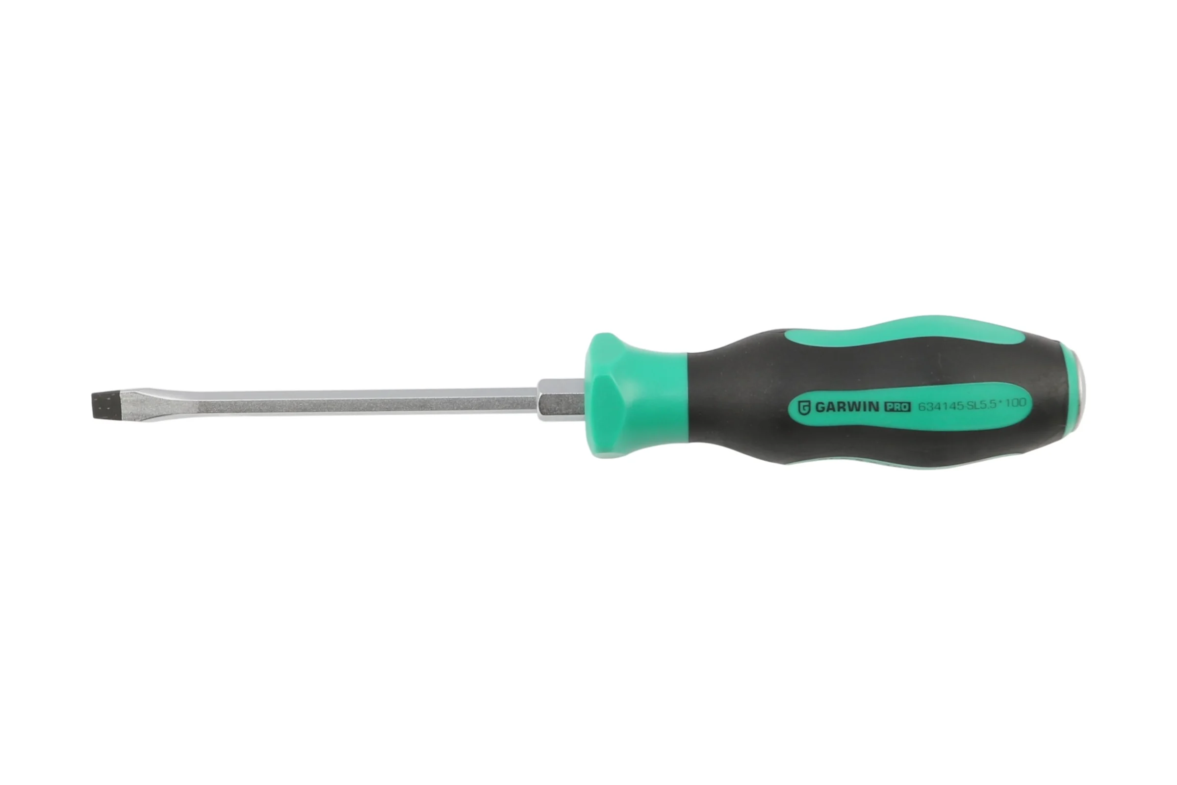Отвертка усиленная цельнометаллическая GARWIN SL5.5, 100 мм 634145-SL5,5*100
