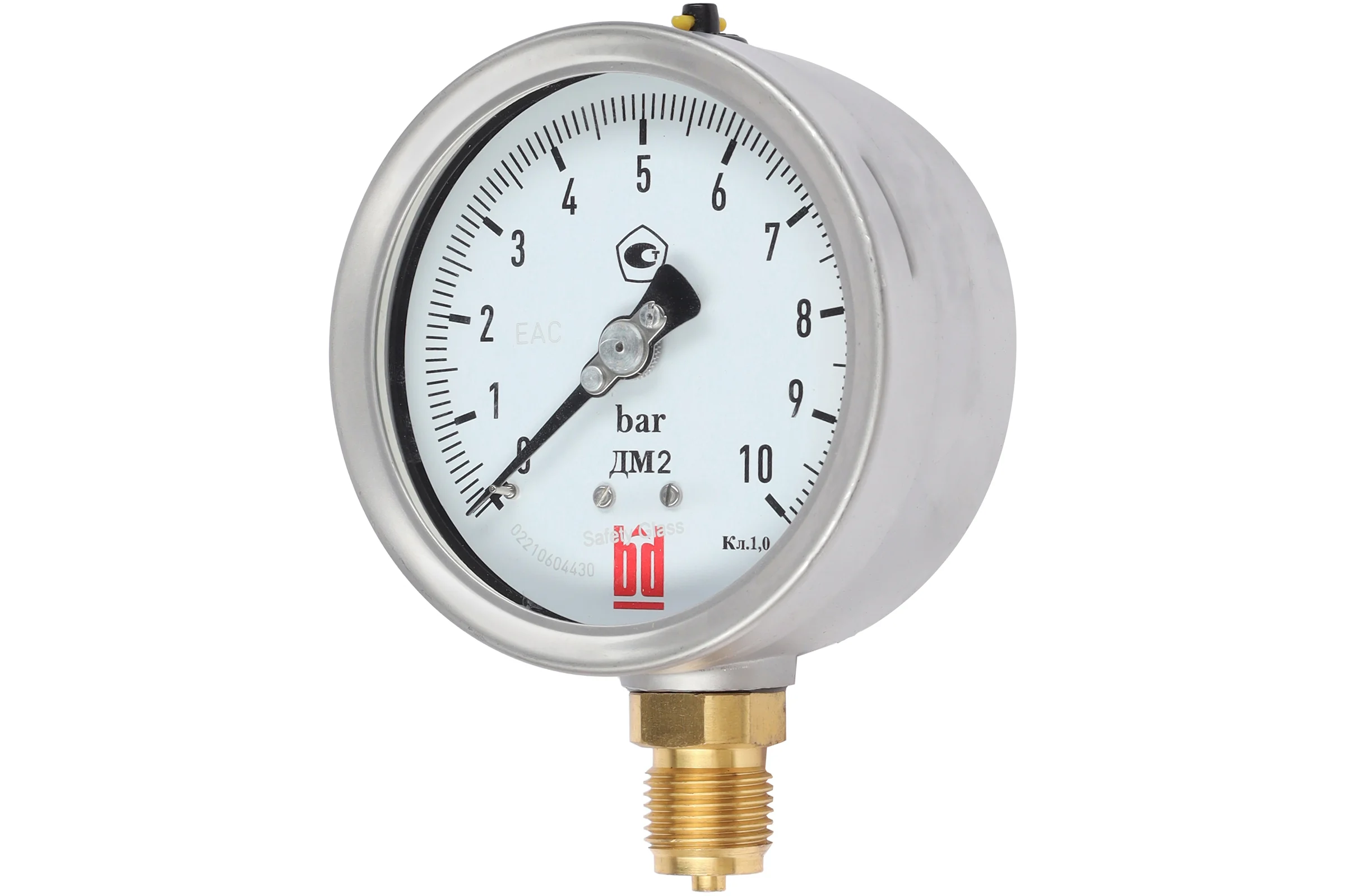 Манометр BD ДМ 2 100 Р (0-600) кгс/см2, кл.1,0, М20х1,5 125111154039