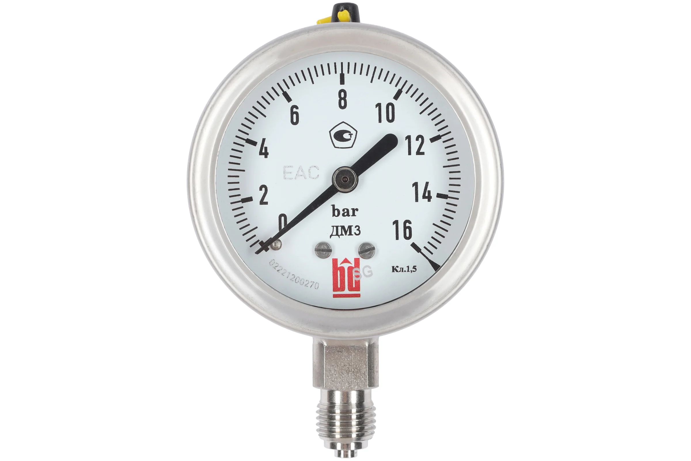 Манометр BD ДМ 3 063 Р (0-16) бар, кл.1,5, 1/4 NPT 133121262825