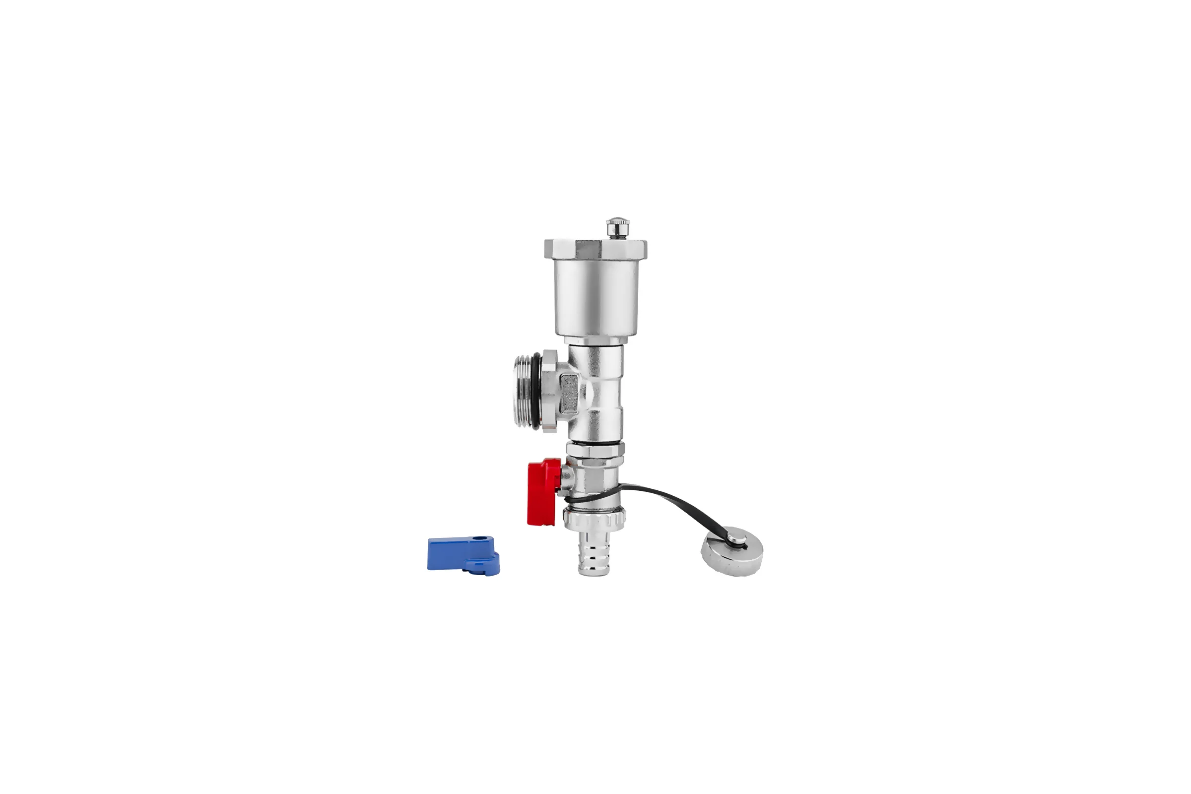 Тройник коллекторный с воздухоотводчиком и дренажным краном PROFACTOR 3/4 PF MB 813RB
