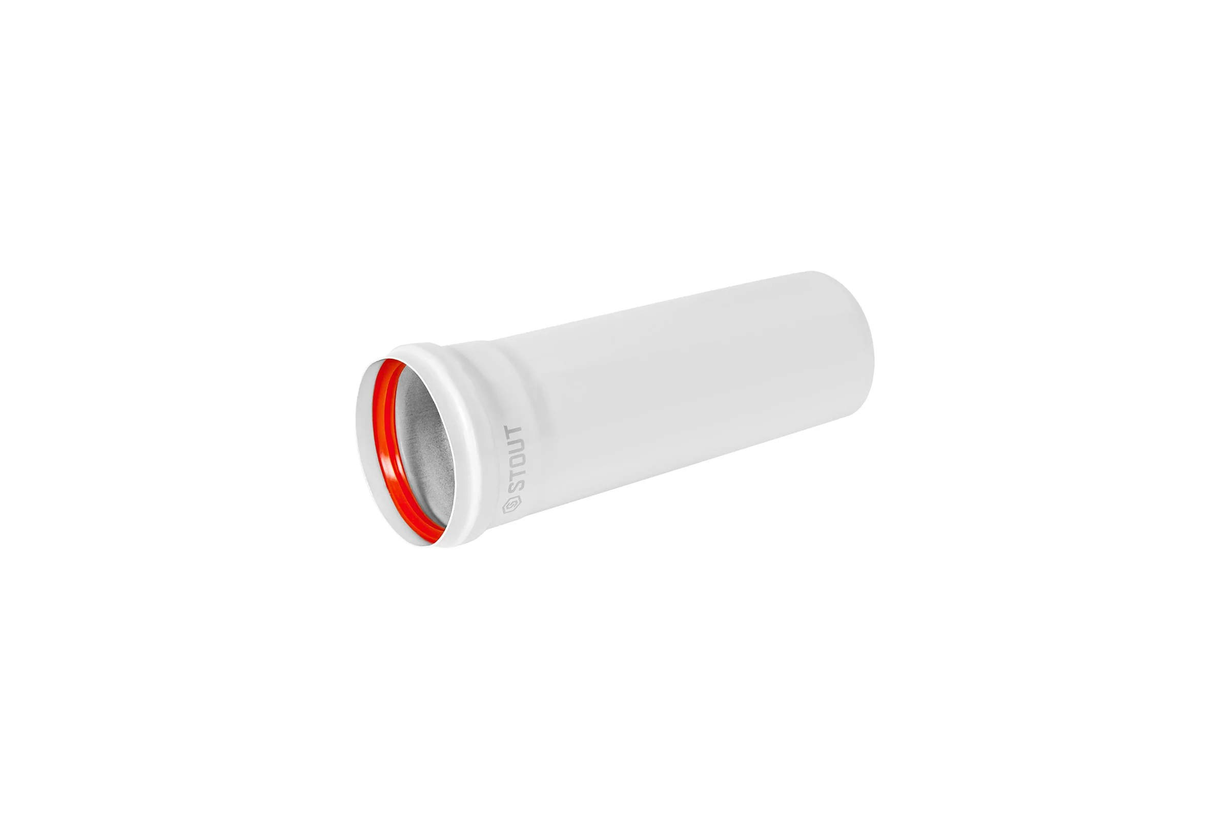 Удлинитель дымохода традиционный STOUT SCR-0080-001000 D80(п-м), L1000 PEE9H4MM77DKQF