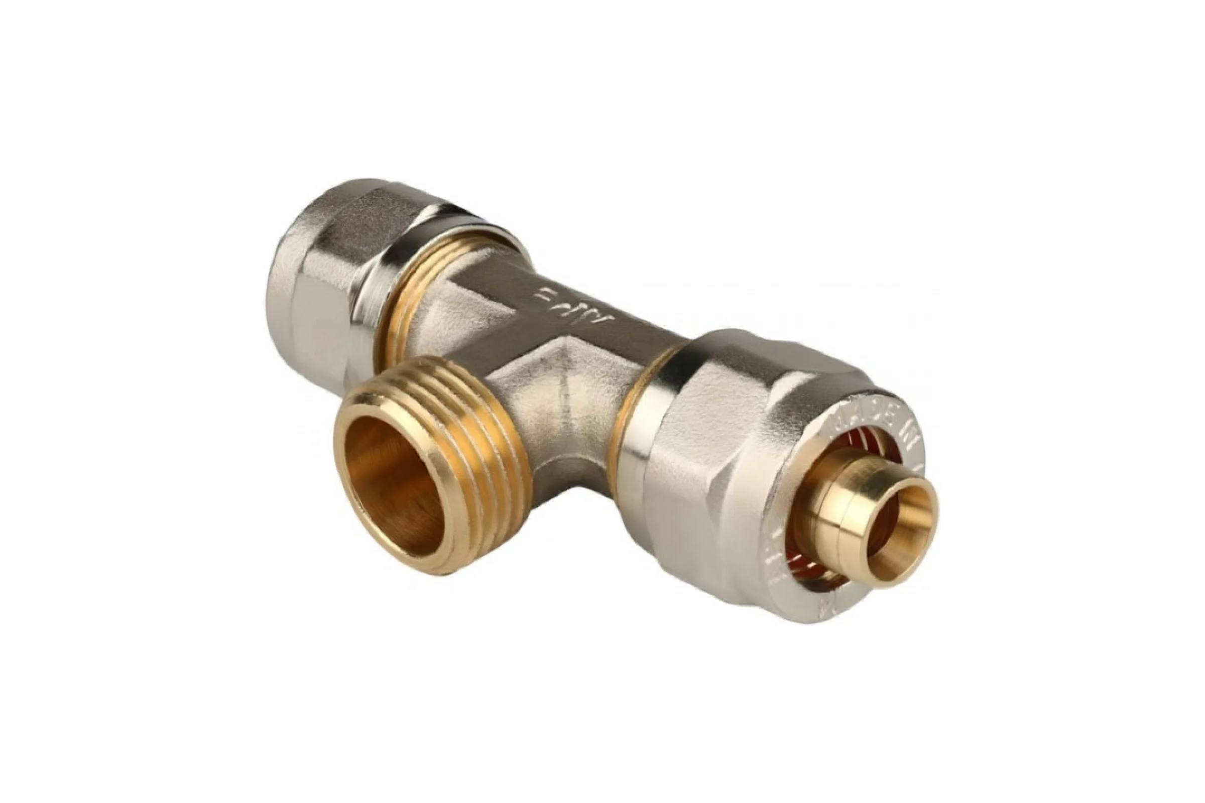 Тройник ViEiR 20x3/4 с наружной резьбой x20 для металлопластиковых труб MPTM204 (V)