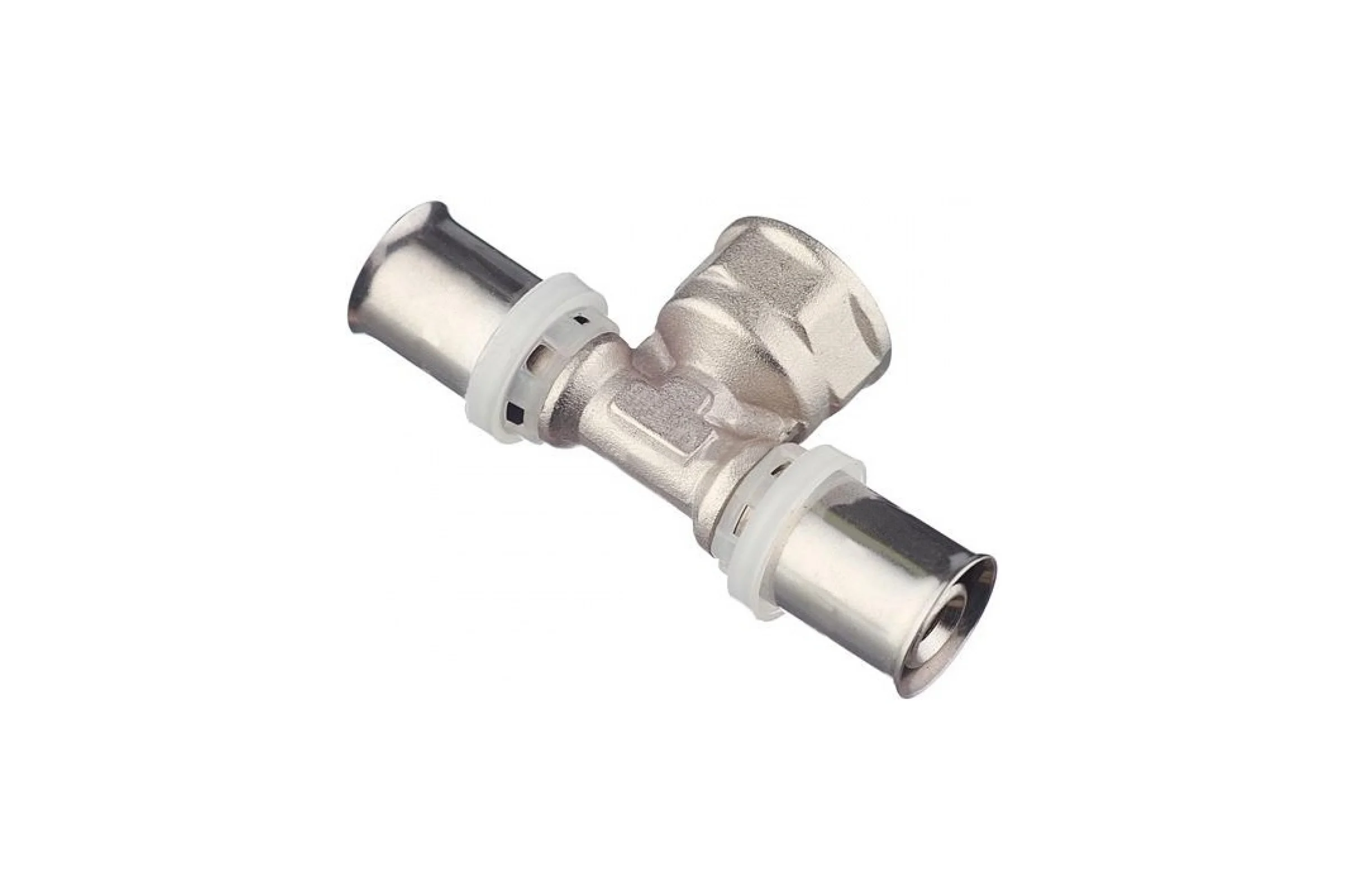 Тройник ViEiR 26x3/4Fx26 пресс латунный для металлопластиковых труб VRKT264F (V)