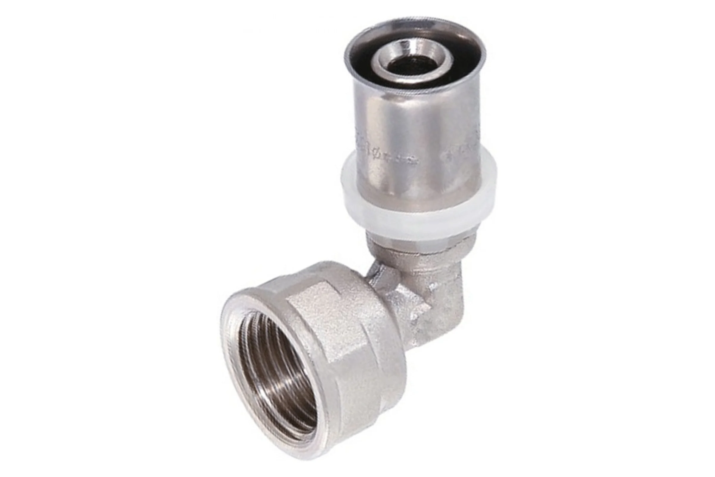 Уголок ViEiR 90 26x3/4F пресс латунный для металлопластиковых труб VRKL264F (V)