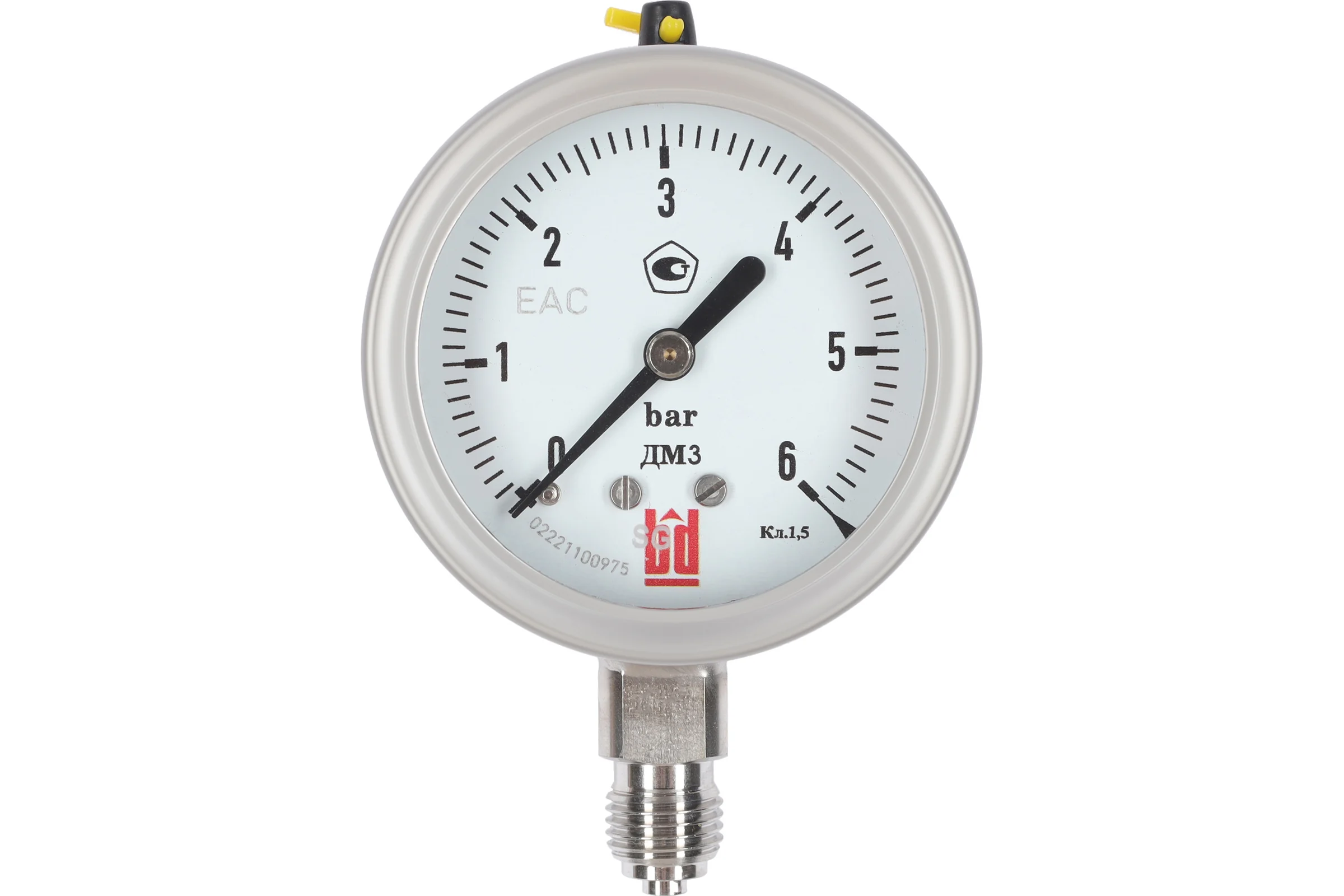 Манометр BD ДМ 3 063 Р (0-1,6) бар, класс 1,5, 1/4NPT DIN CASE 133121262525