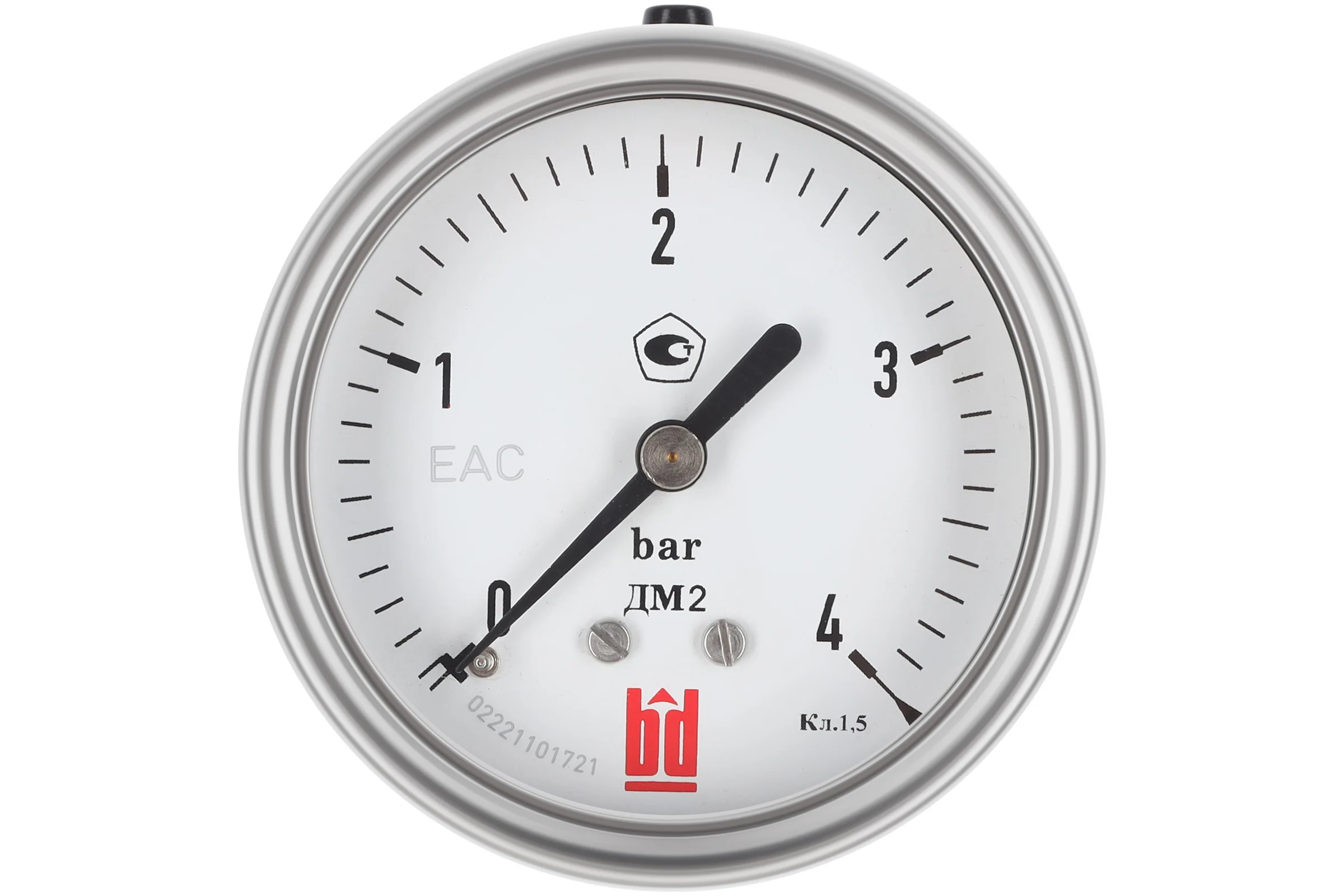 Манометр BD ДМ 2 100 ТЭ (0-16) бар, класс 1,0, G1/2 125311152827