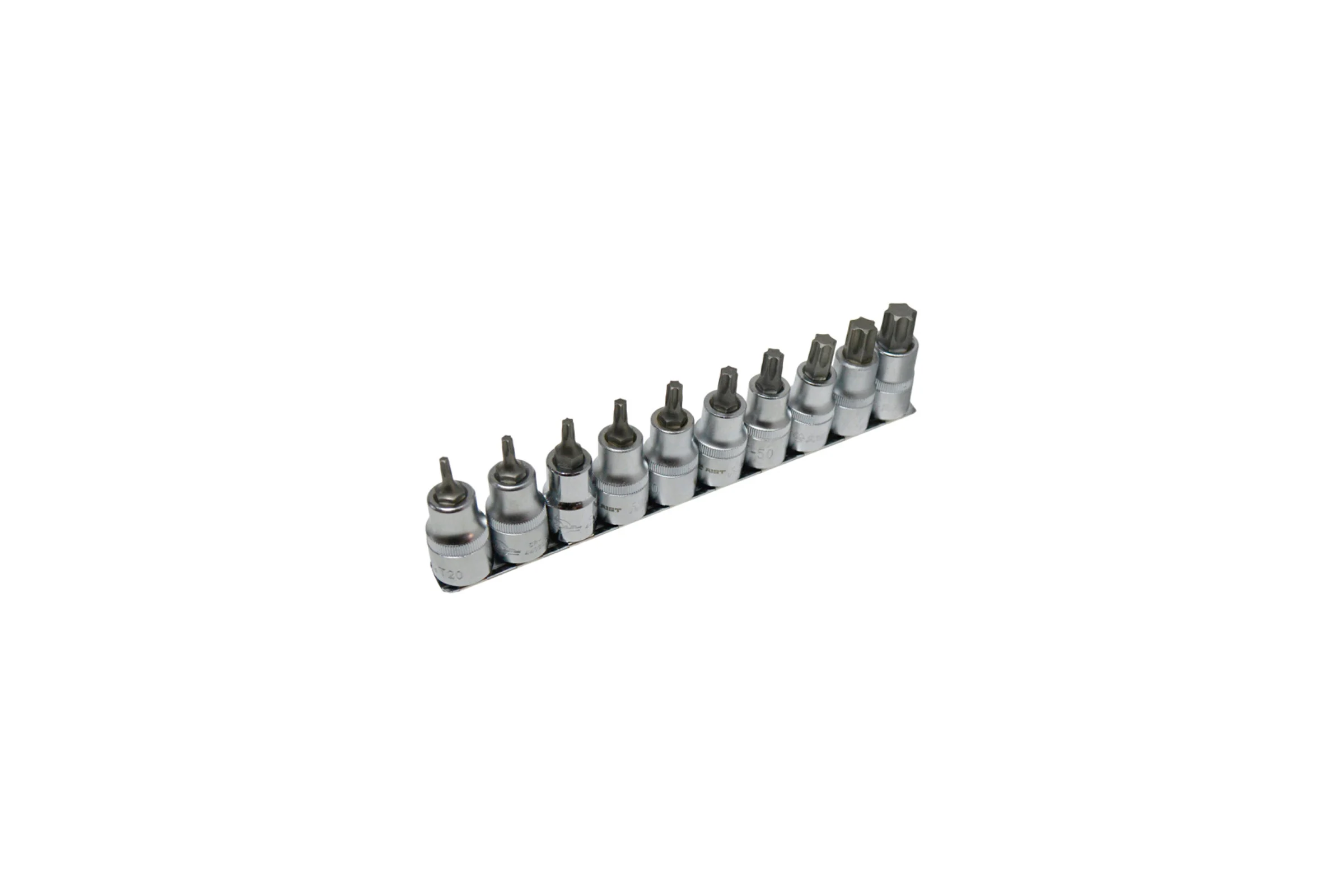 Набор головок-битов (вставок) звездочек TORX (торкс T20-T70) AIST 1/2" // 401810T 00-00026663