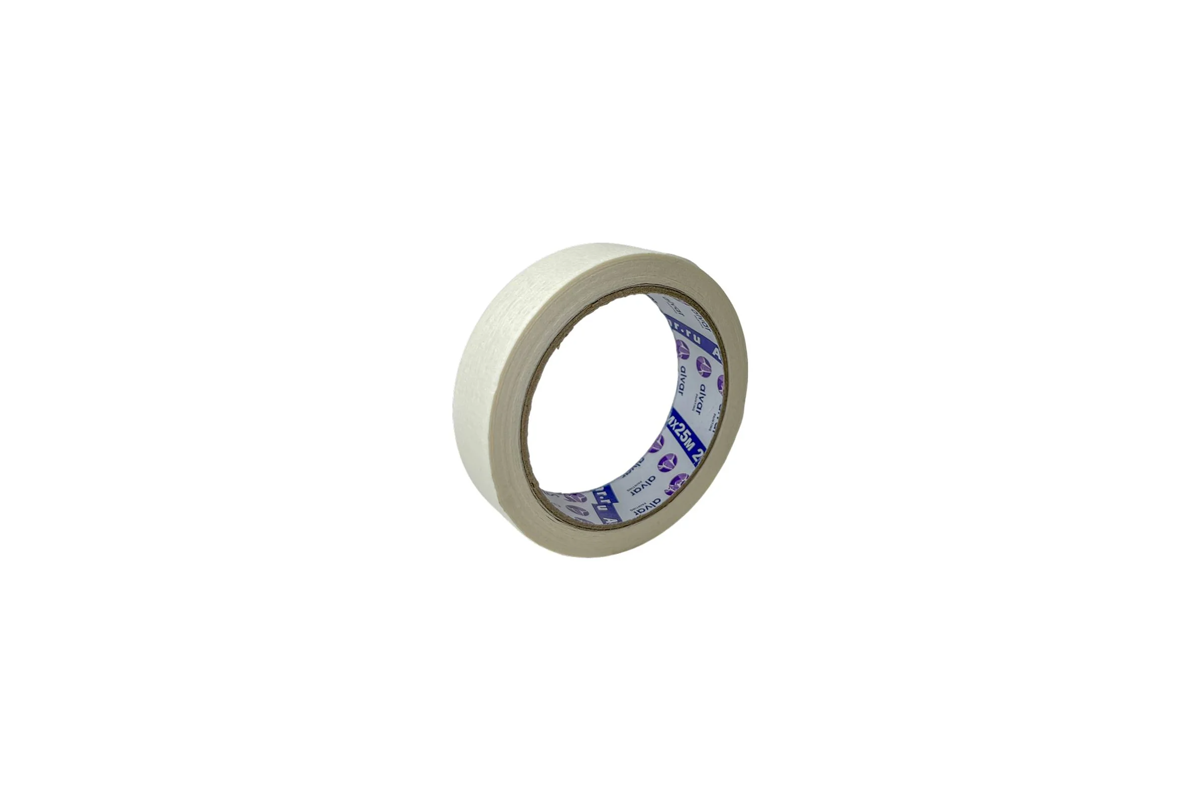 Малярная клейкая лента Alvar 25мм, 25м, белая (комплект из 5 штук) AL-MT2525_5