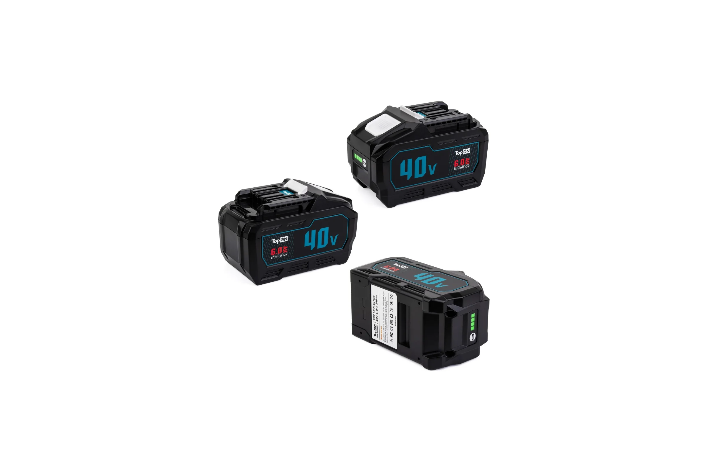 Аккумулятор TopOn BL4060 40V 6.0Ah (Li-ion) PN: 191L47-8 TOP-MAK-BL4060
