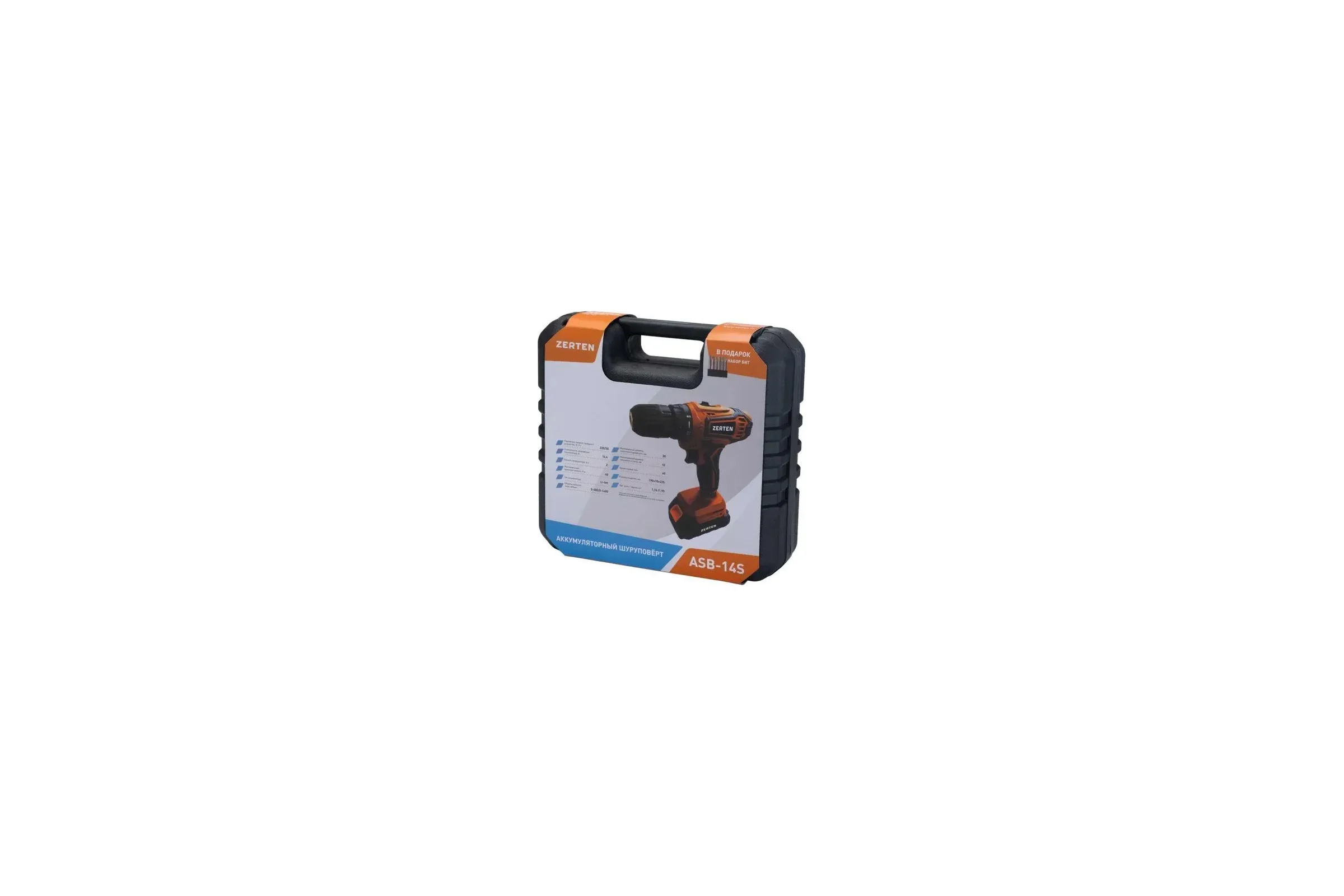 Аккумуляторный шуруповерт Zerten ASB- 14S
