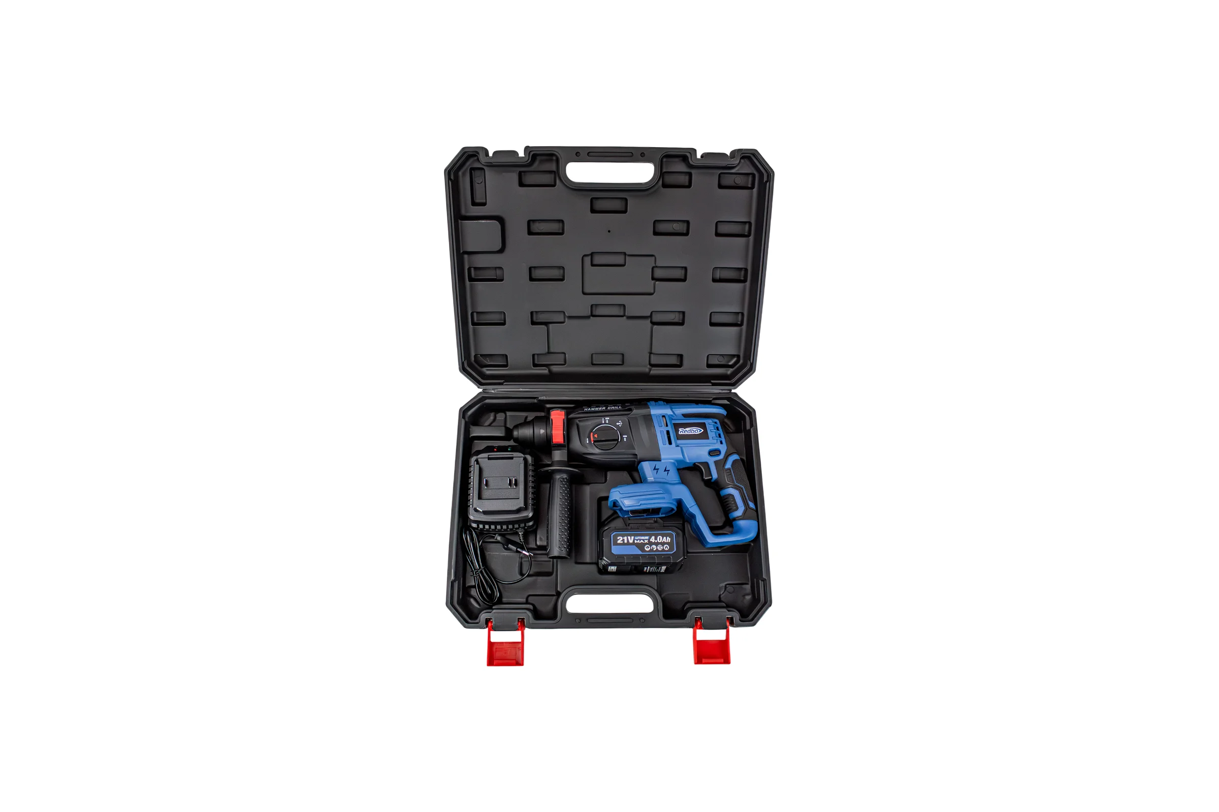 Перфоратор аккумуляторный бесщеточный Redbo ORH-21A (21В Li-on 1х4,0Ач; 2,8Дж; 6300уд/мин; SDS-plus) 53897