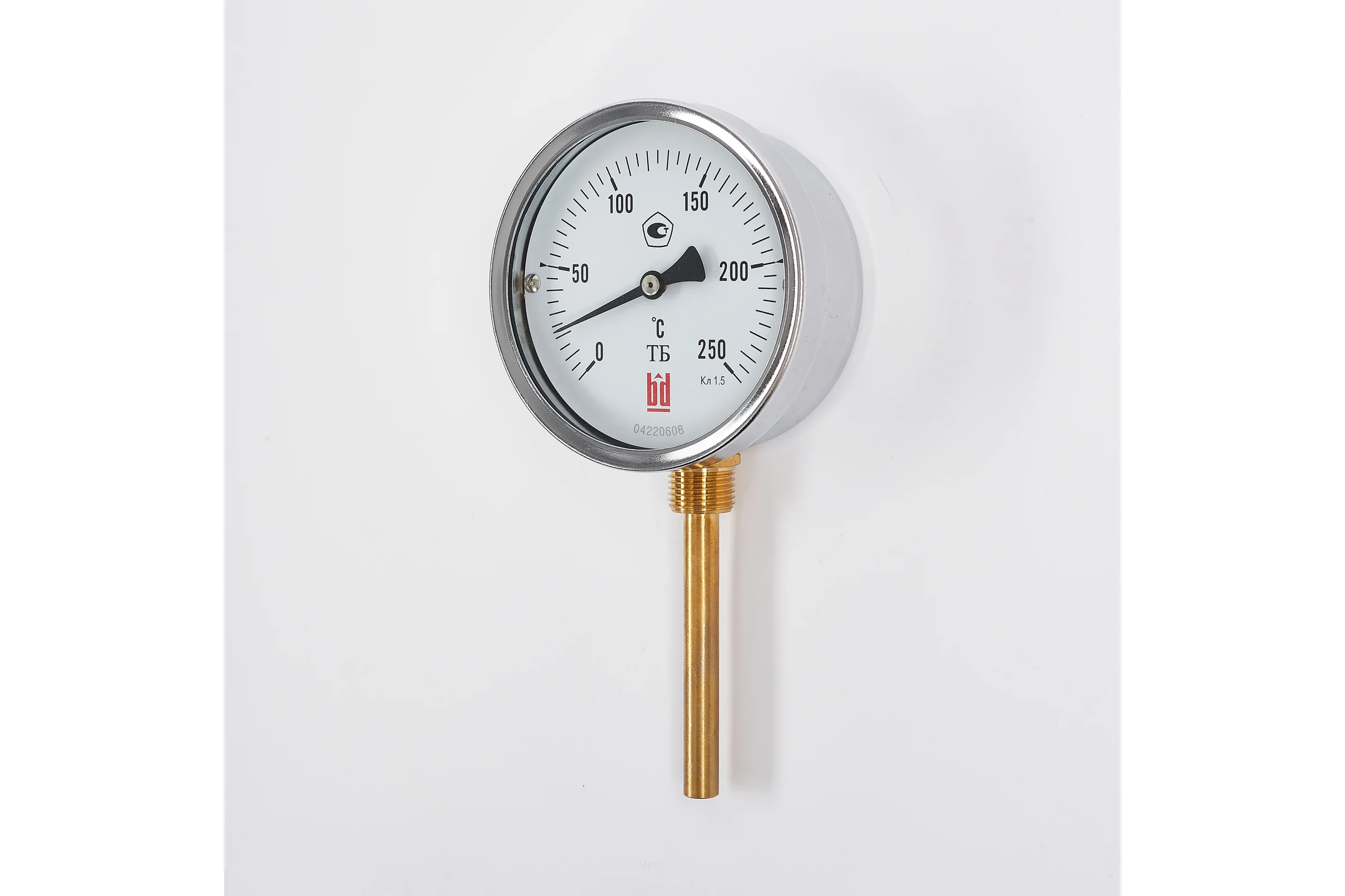 Биметаллический термометр BD ТБ 100Р/64 (0-250 °C), G 1/2, 1,5 рос, 51512151123