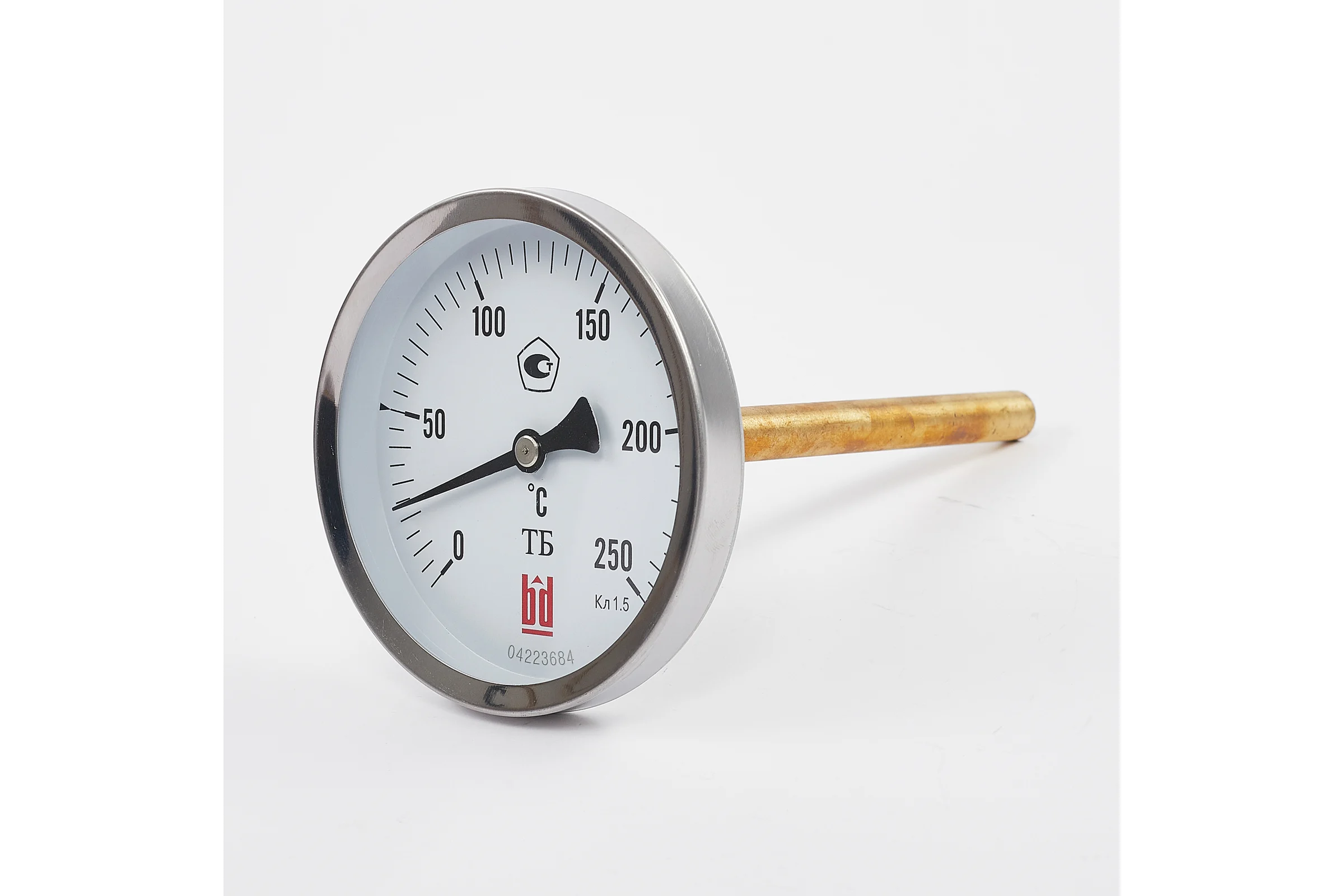 Биметаллический термометр BD ТБ 100Т/100 (0-450 °C), G 1/2, 1,5 рос, 51523191121