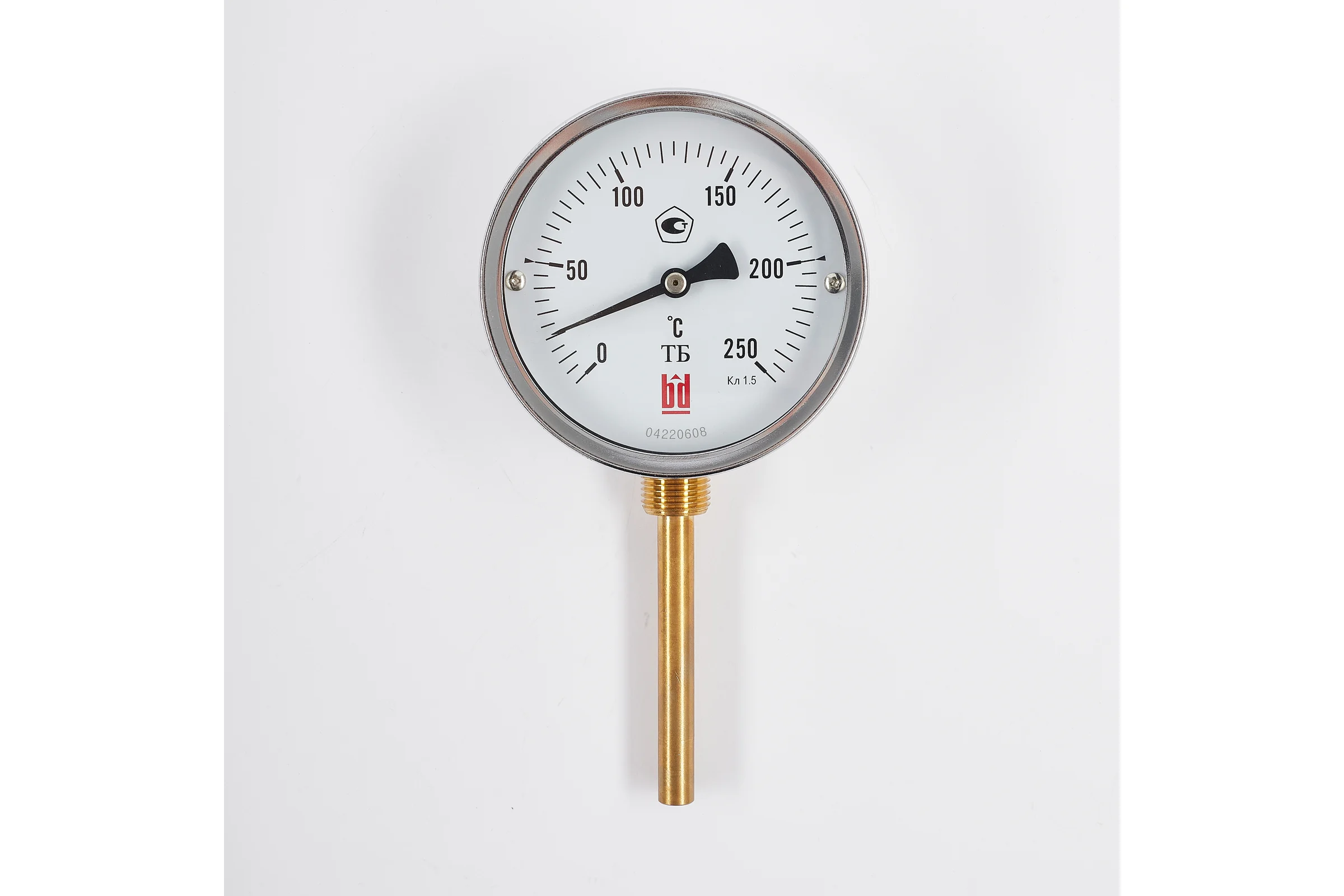 Биметаллический термометр BD ТБ 100Р/100 (0-350 °C), G 1/2, 1,5 рос, 51513171123