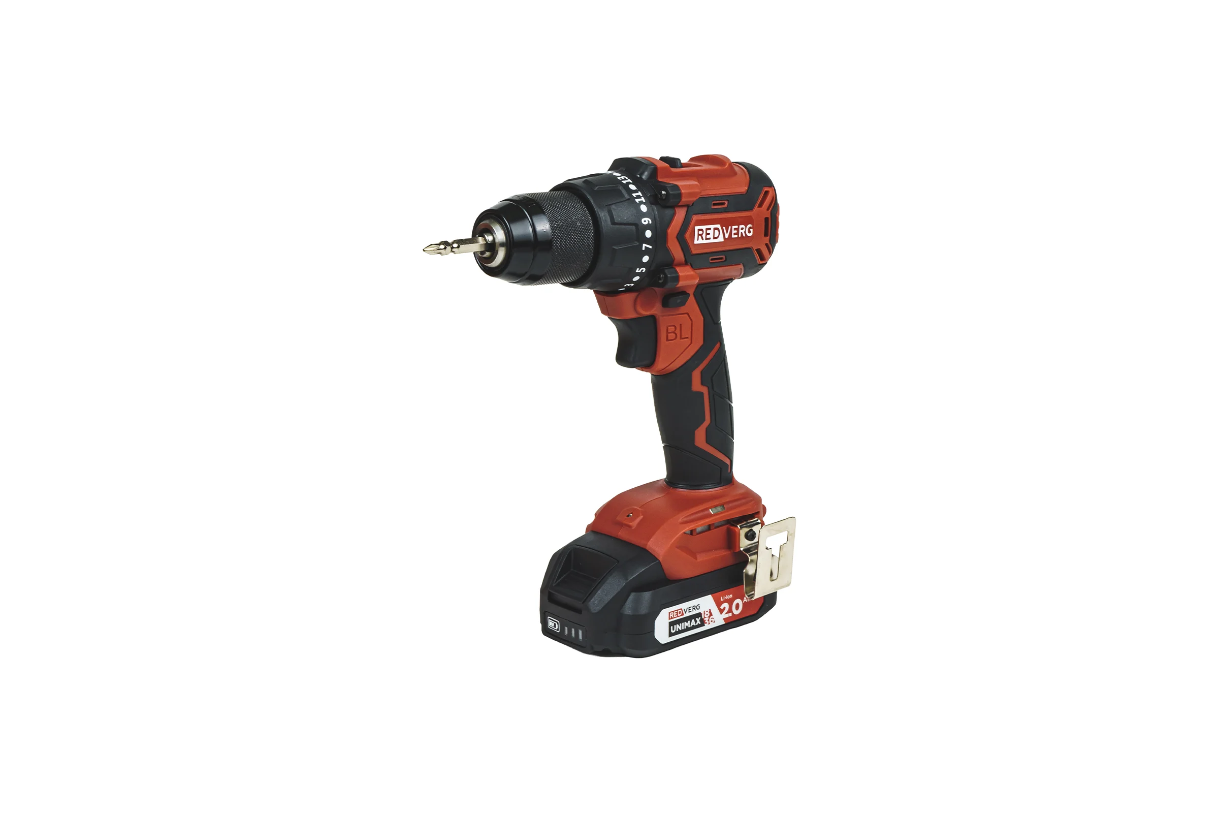 Шуруповерт аккумуляторный бесщеточный REDVERG RD-S18BL/U2 6686435