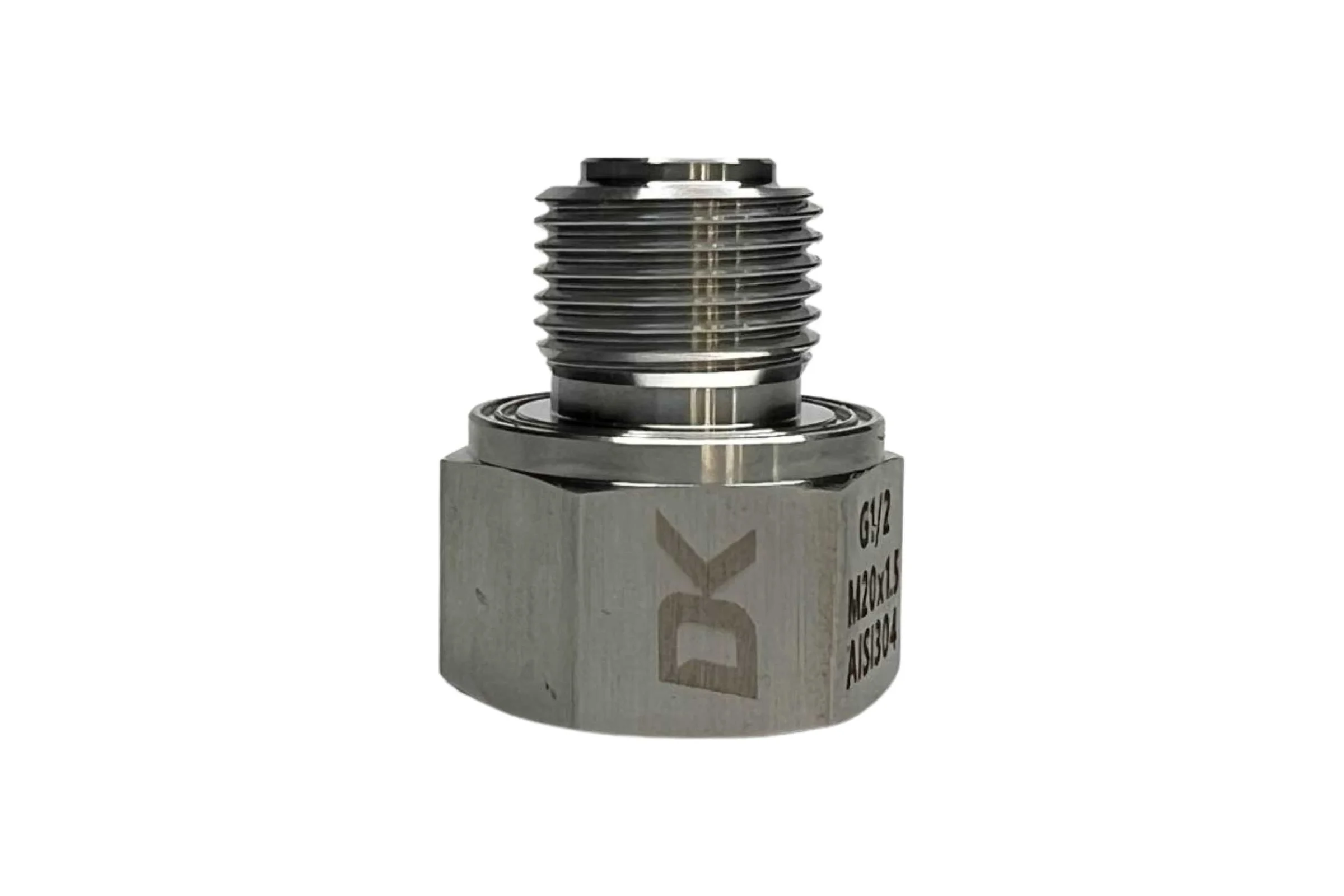 Переходник DELTAKIP DK (вн М20×1,5-наруж. G 1/2) нержавеющая сталь DK-D0000002