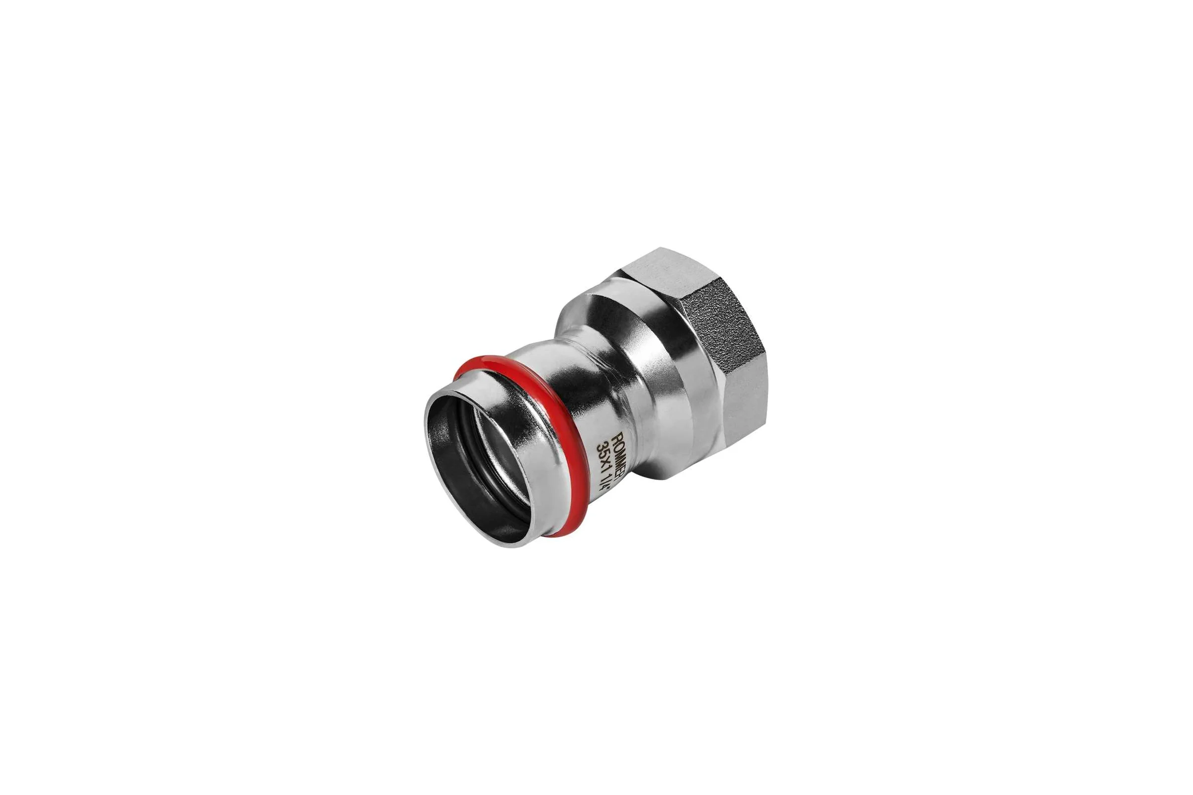 Переходник ROMMER RSS-1022-035114 ВПр-ВР, 35х1 1/4, из нержавеющей стали прессовой PEE9H4CCV8F7IB