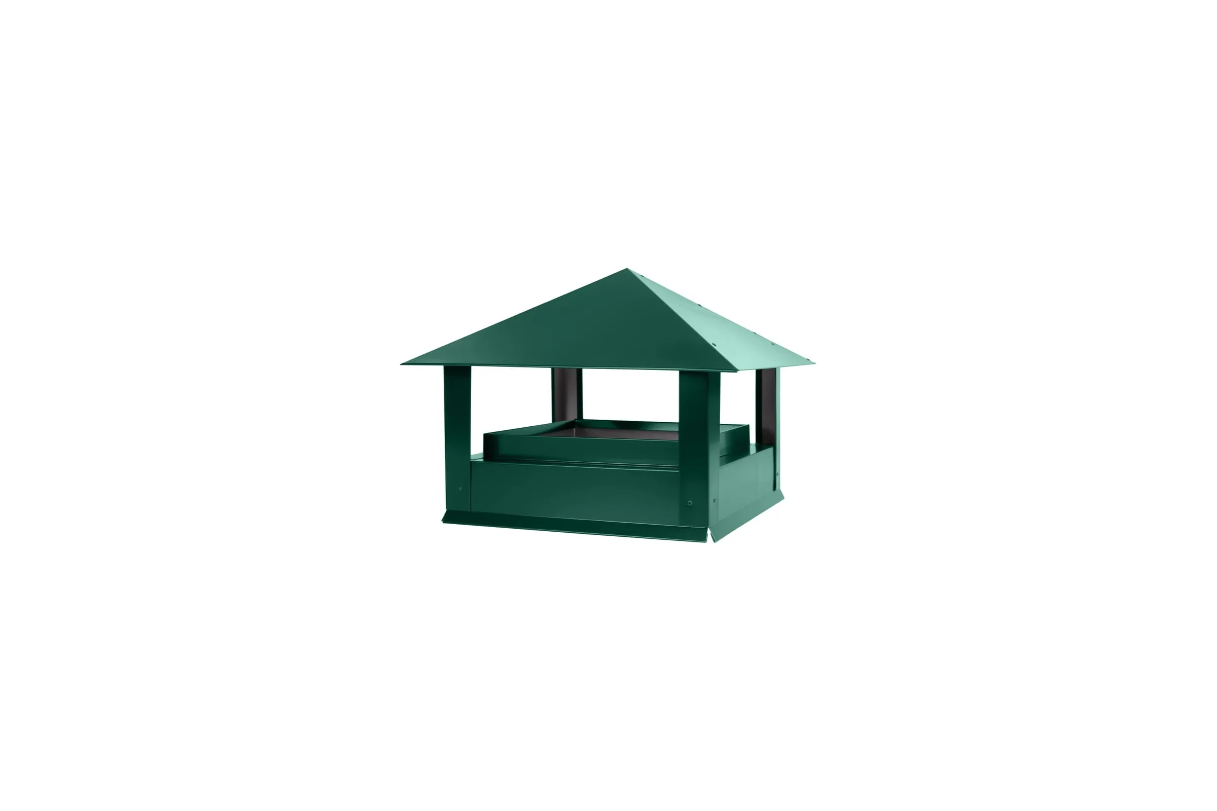 Дымник ПРОФМЕТСТИЛЬ Стандарт 520x520x450 RAL 6005 Арт. 1323