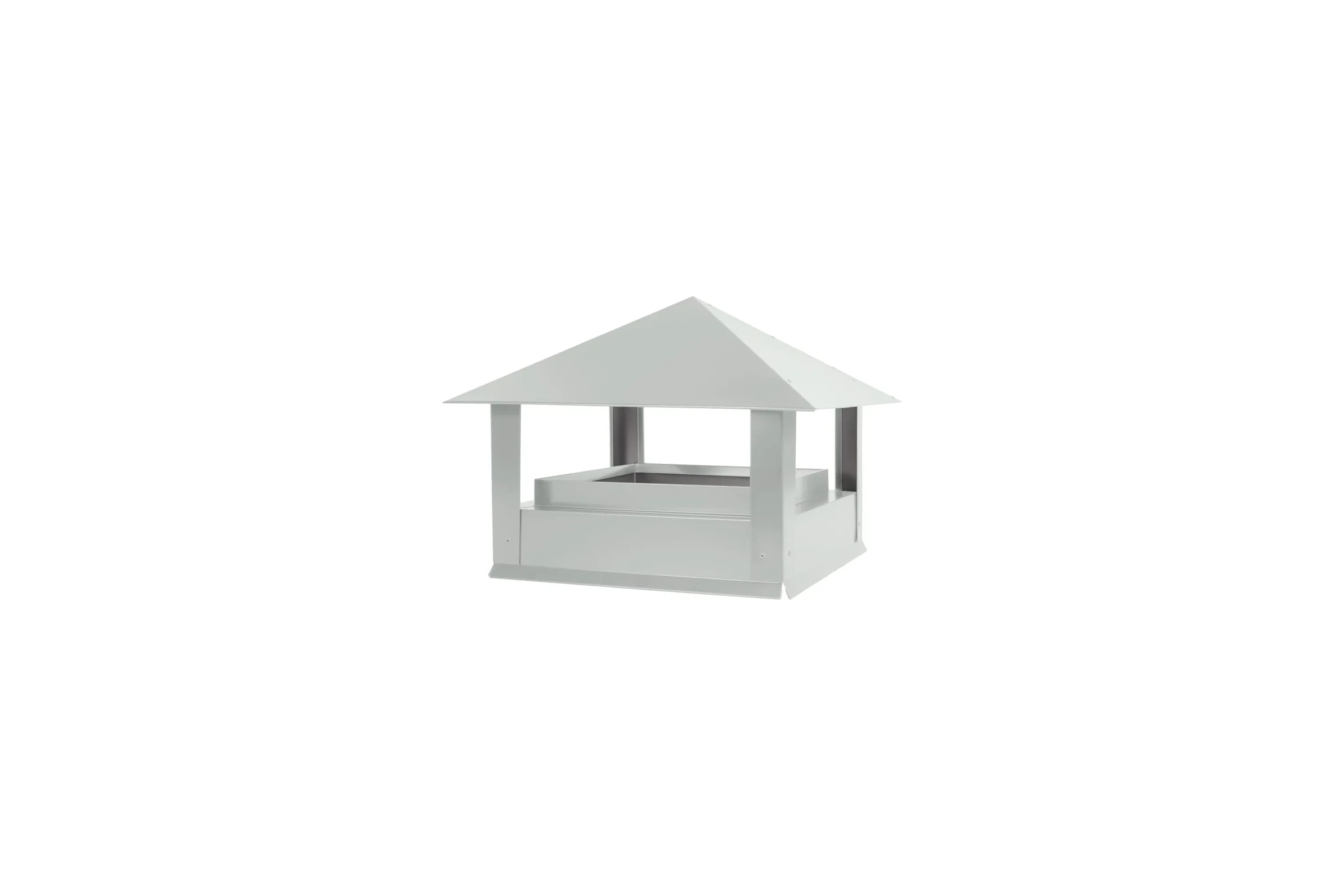 Дымник ПРОФМЕТСТИЛЬ Стандарт 520x520x450 RAL 9003 Арт. 1327