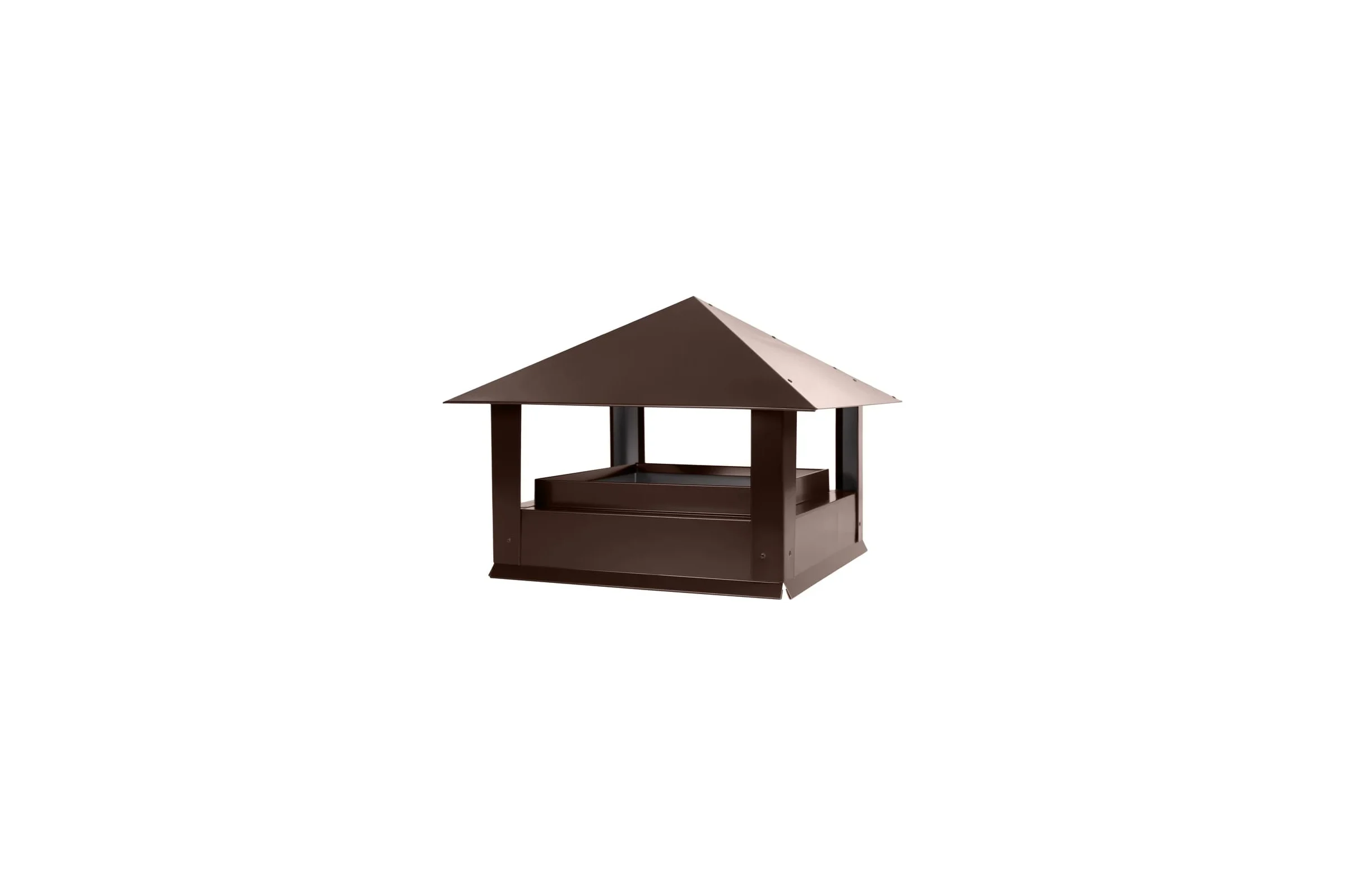 Дымник ПРОФМЕТСТИЛЬ Стандарт 520x520x450 RAL 8017 Арт. 1325