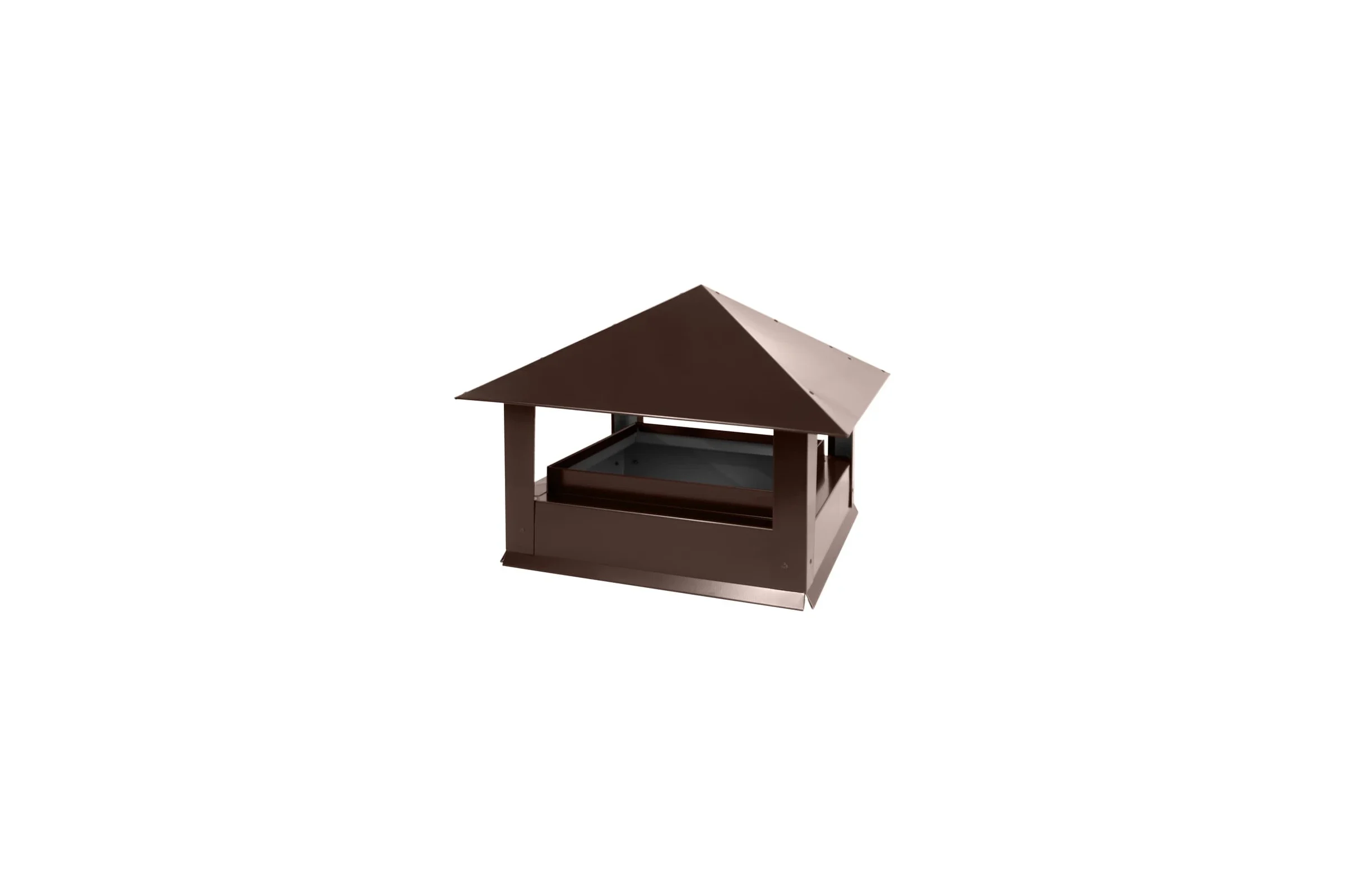 Дымник ПРОФМЕТСТИЛЬ Стандарт 520x520x450 RAL 8017 Арт. 1325
