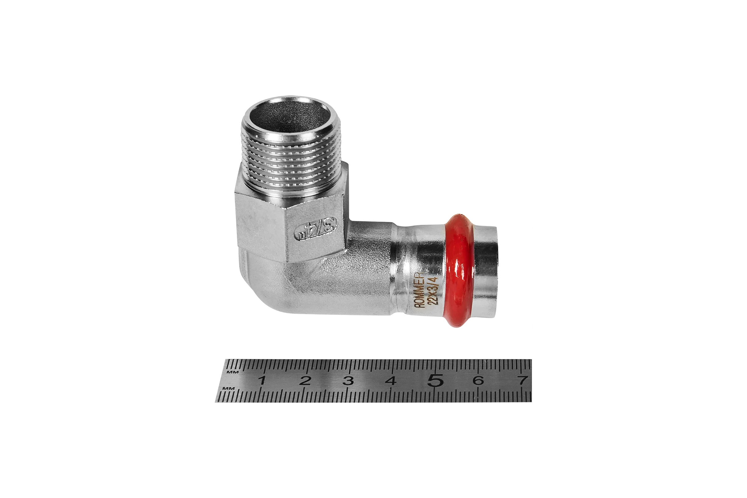 Угольник-переходник ROMMER RSS-1010-002234 ВПр-НР, 22×3/4, из нержавеющей стали, прессовой PEE9H4CCV7MCUE