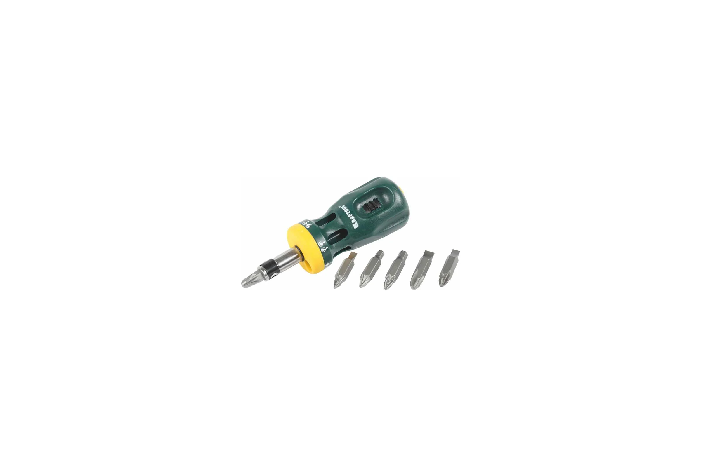 Реверсивная отвертка с битами BIT LOCK 12 в 1 KRAFTOOL 26161-H13