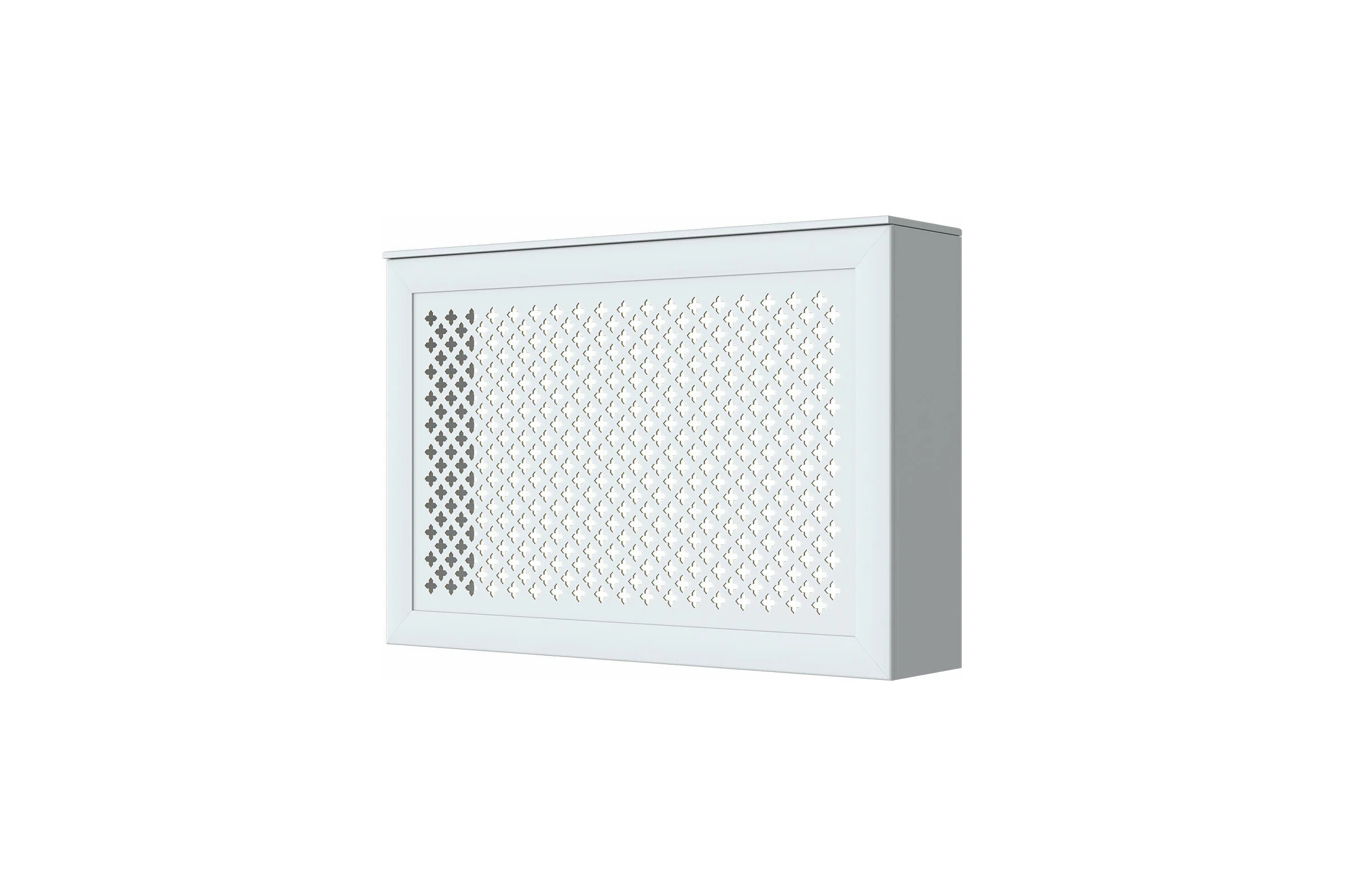 Экран для радиаторов (короб) Cosca Decor Модерн ГОТИКА белый, 600x900x200 мм СПБ017655