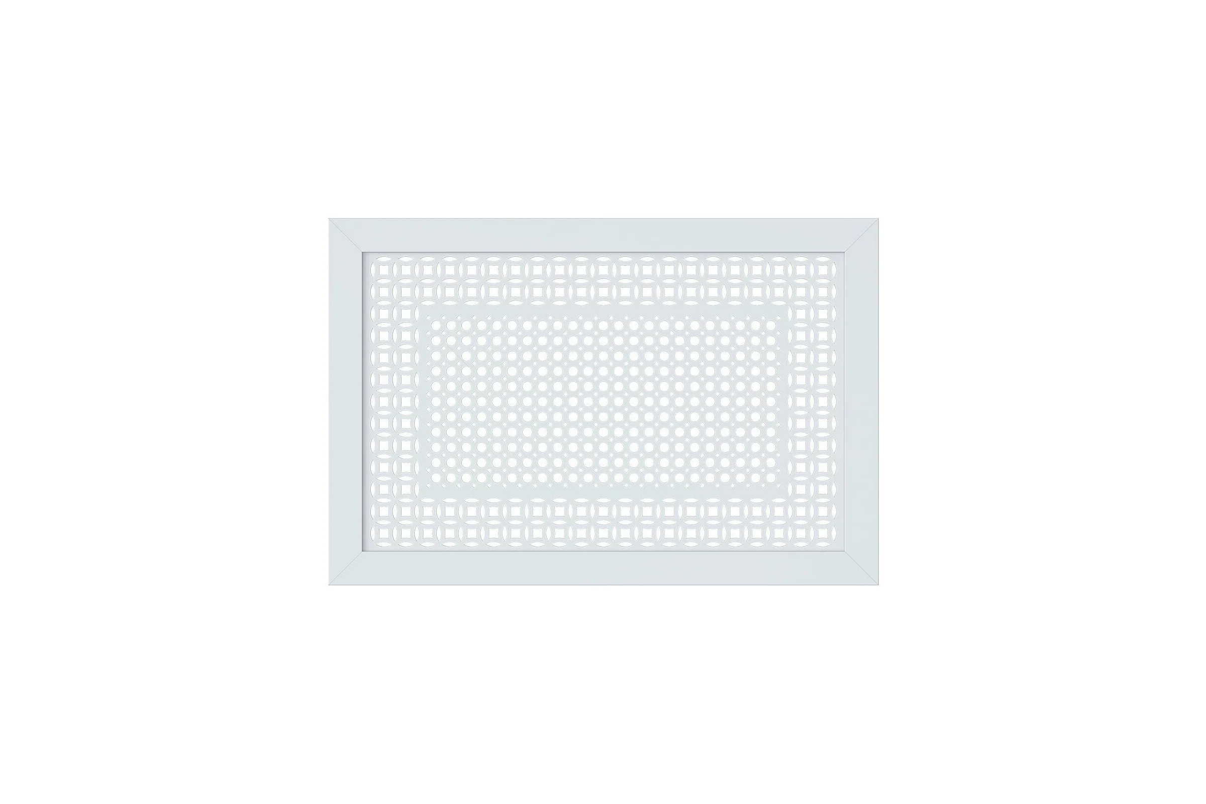 Экран для радиаторов (рамка) Cosca Decor Премьер Сусанна/Цирко белый, 600x900 мм СПБ098890