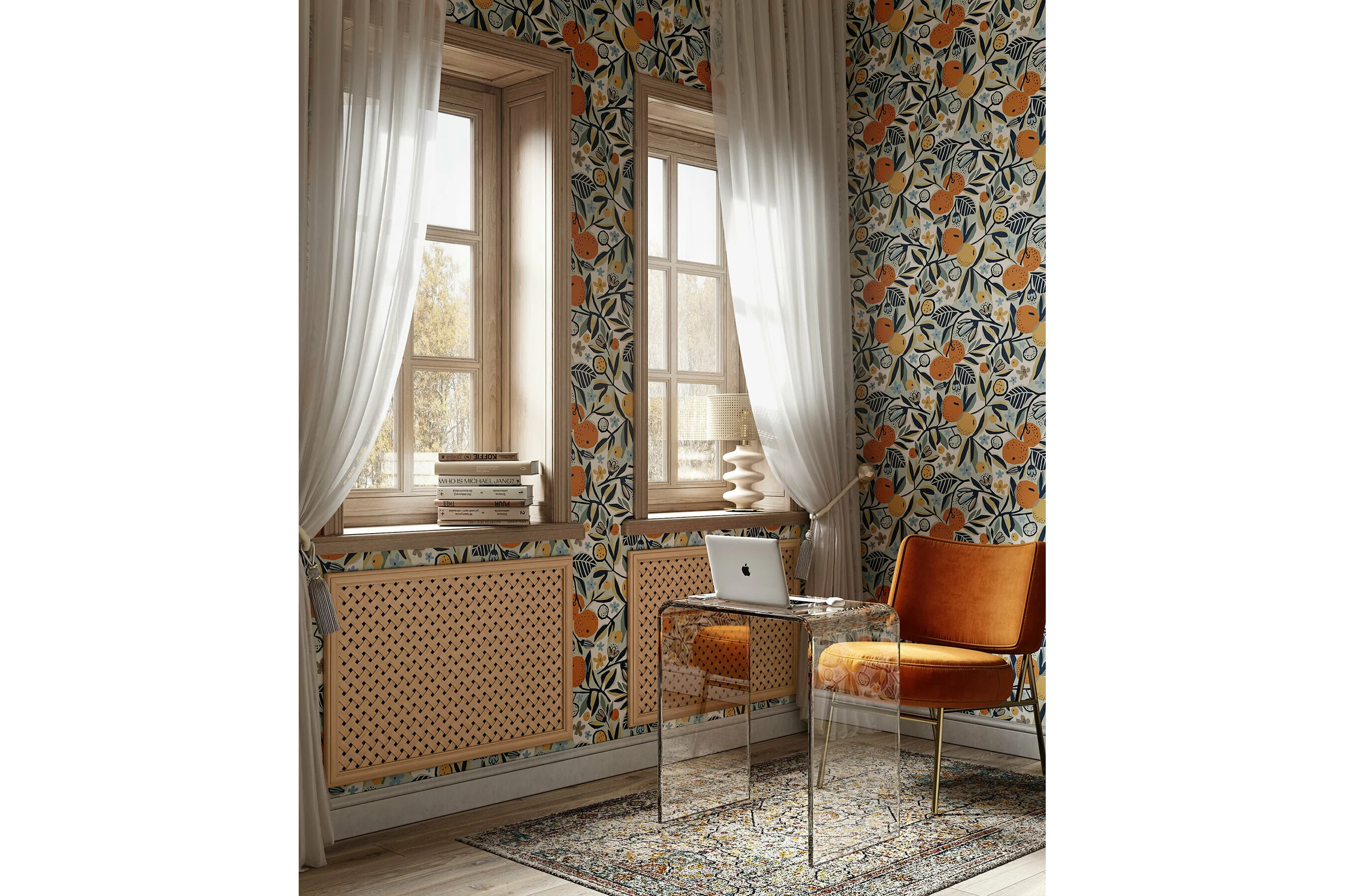 Экран для радиаторов Cosca Decor бук массив, 600x900 мм СПБ004448