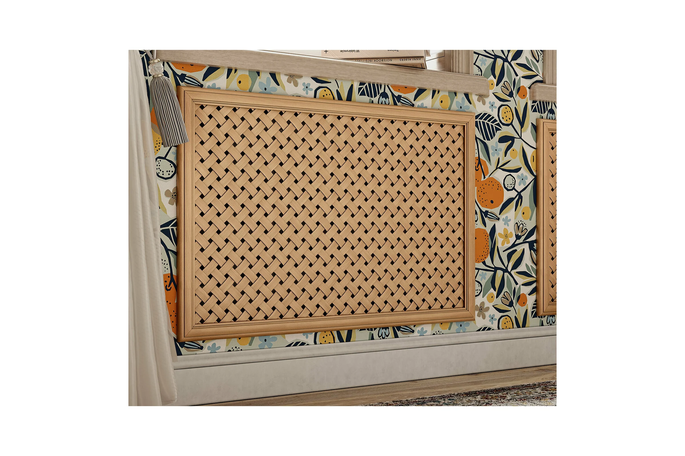 Экран для радиаторов Cosca Decor бук массив, 600x1200 мм СПБ004450