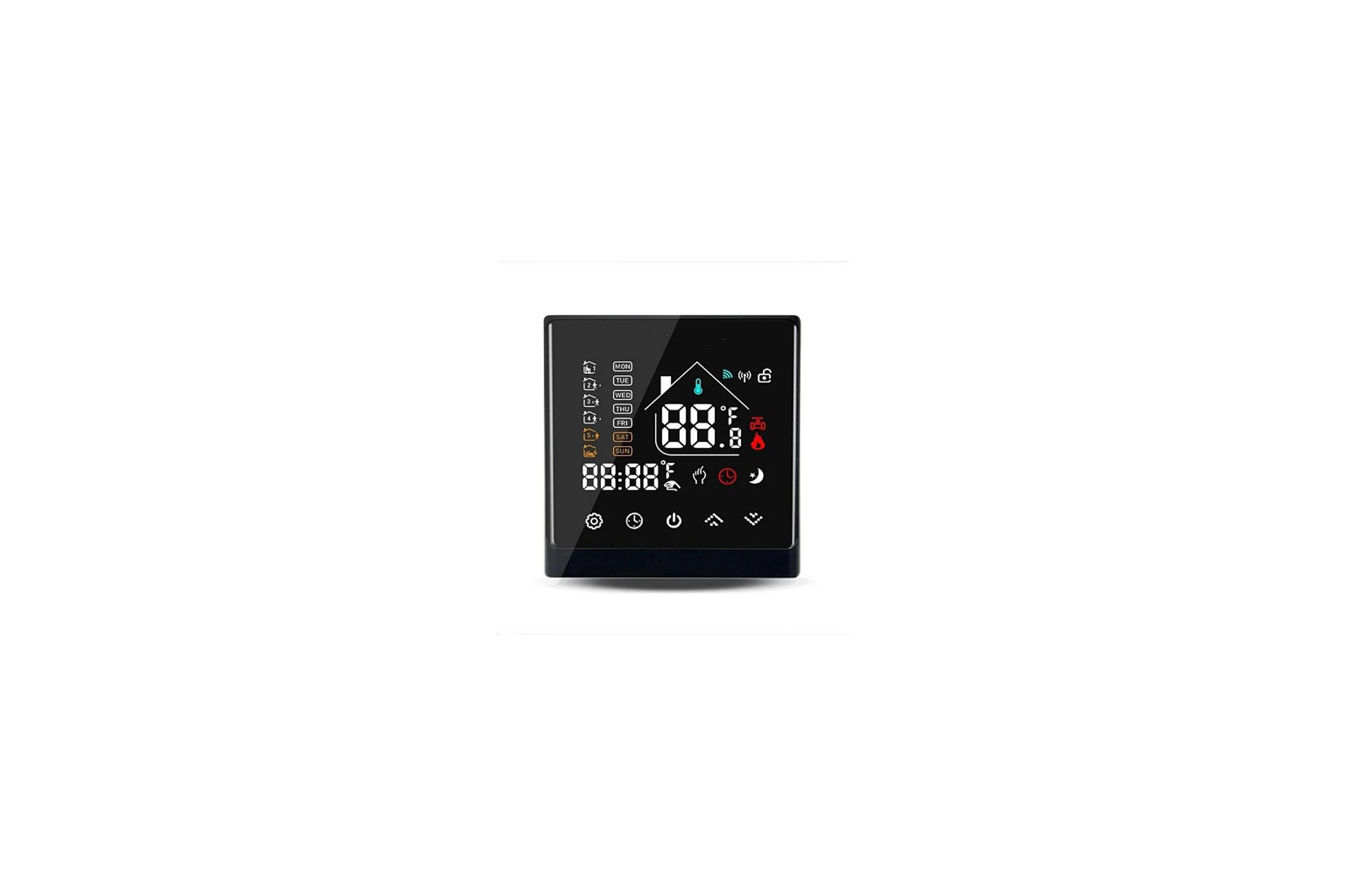 Терморегулятор теплого пола STOUT STE-3002-311712 16А, черный RG0094NU9A5FGV