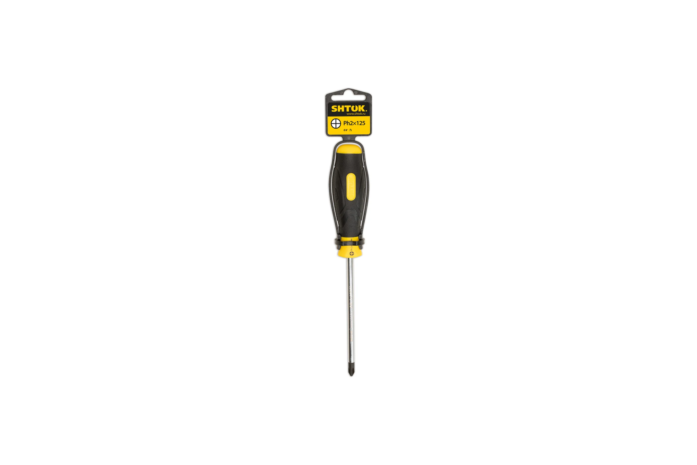 Крестовая отвертка SHTOK Ph2x125 мм 09109
