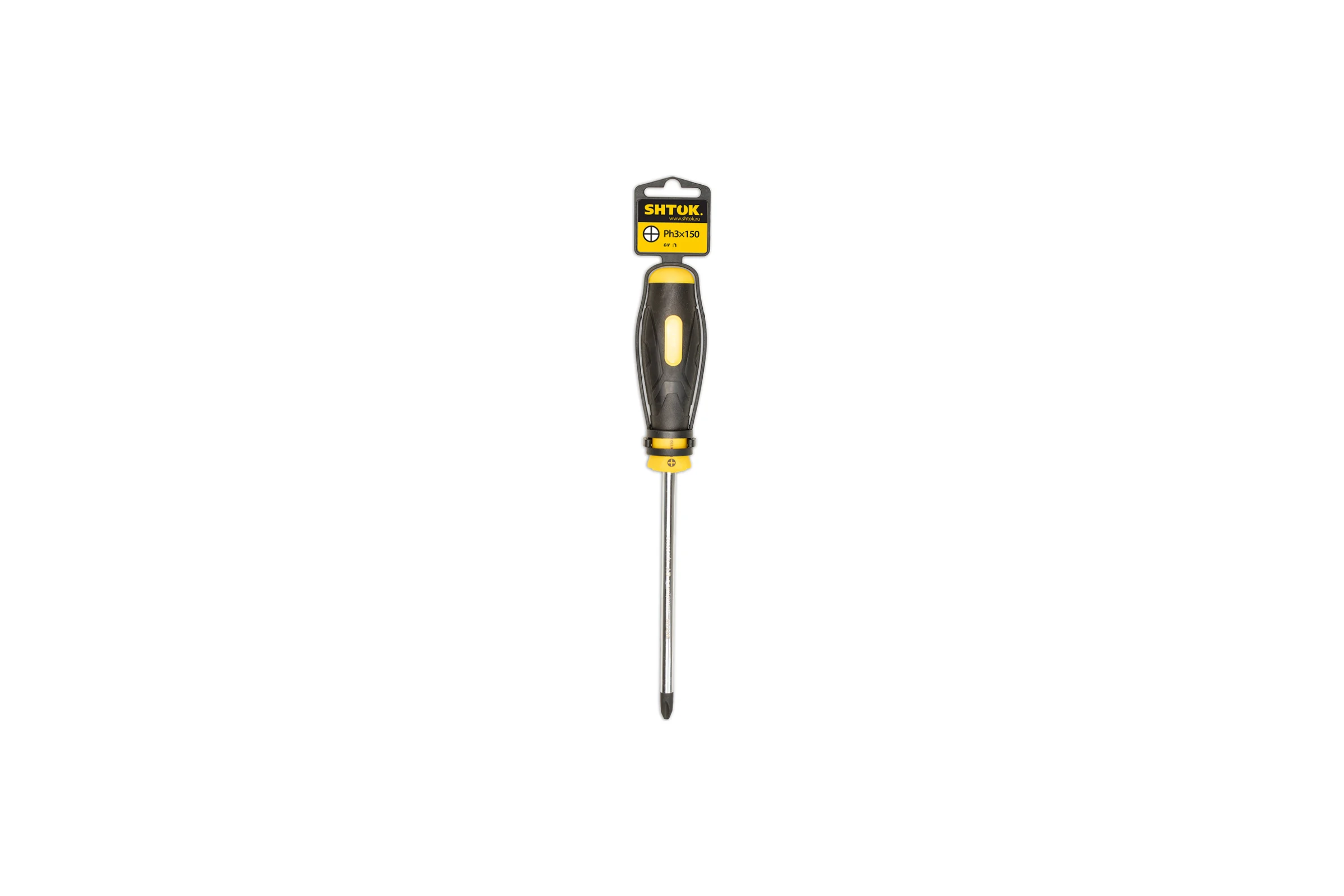 Крестовая отвертка SHTOK Ph3x150 мм 09110