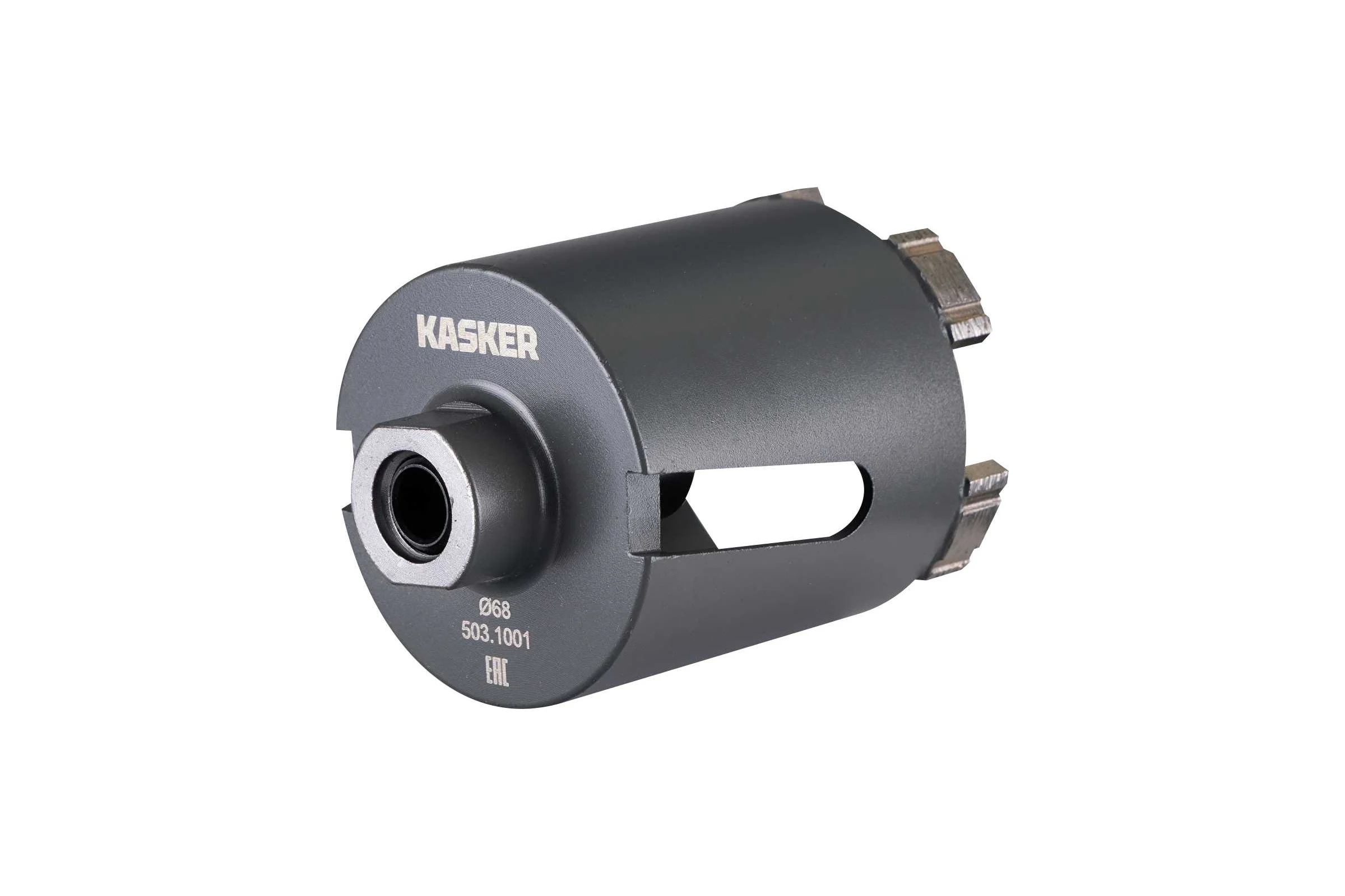 Коронка алмазная Kasker для подрозетников 68х65 мм, М16, Professional, 5 сегментов, боковая 503.1001