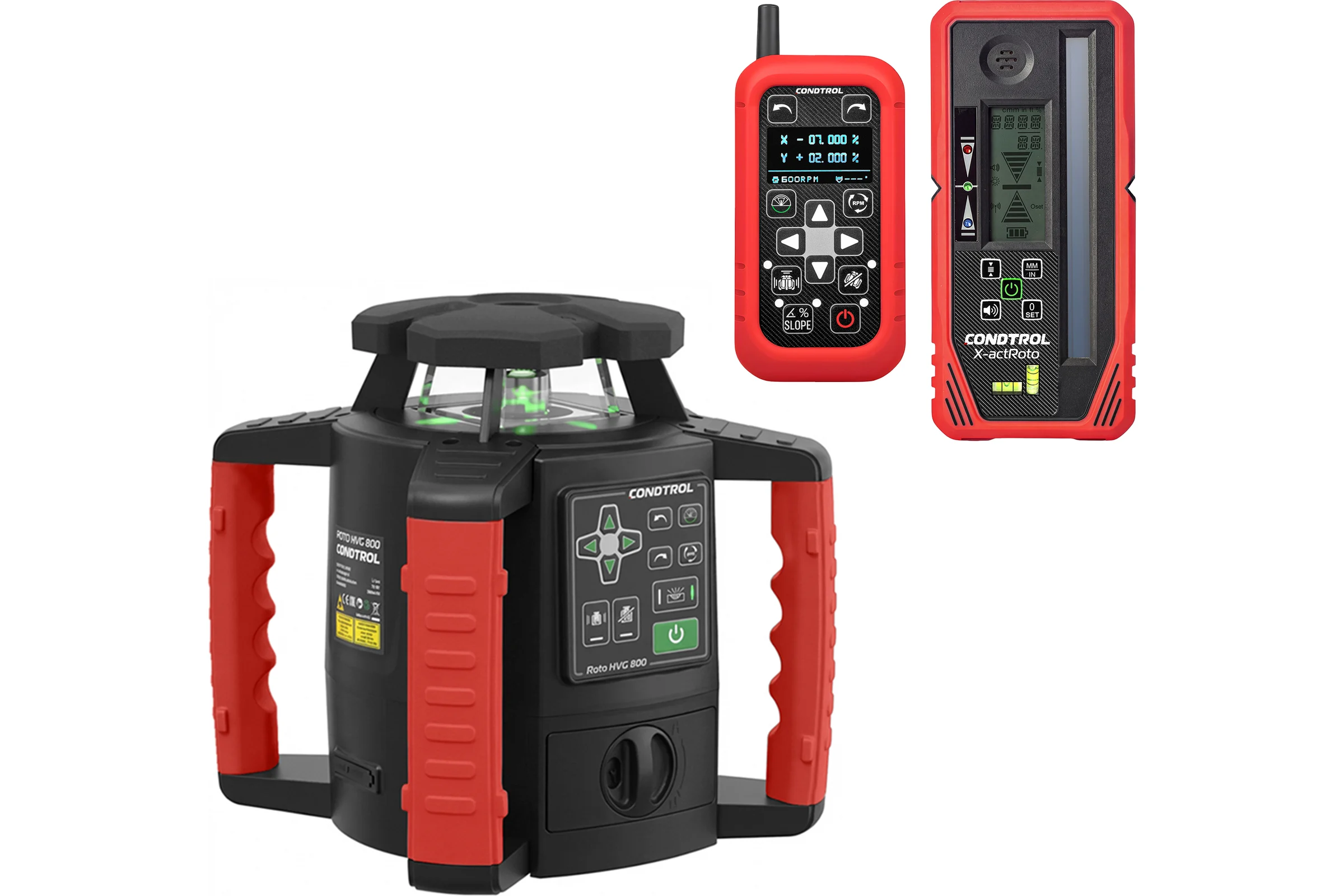Ротационный лазерный нивелир Condtrol ROTO HVG 800 DS 7-2-147