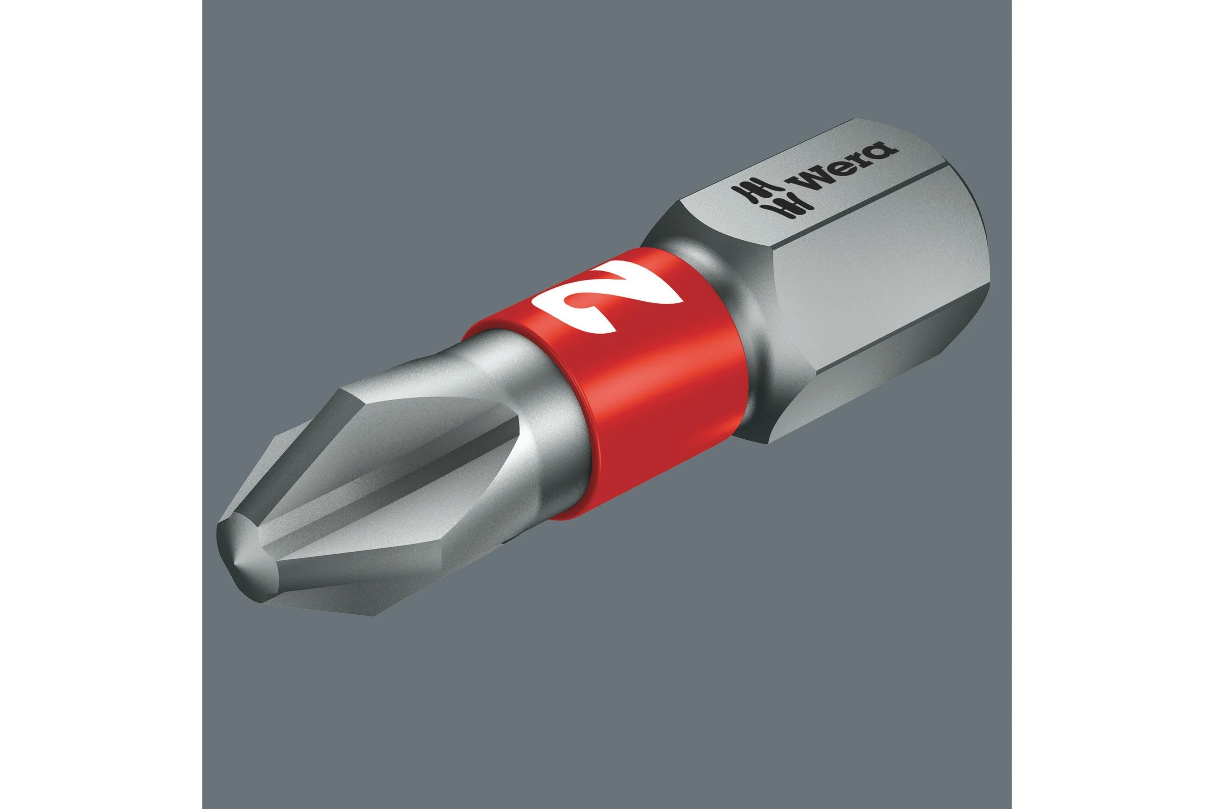 Короткая отвёртка-битодержатель с трещоткой WERA с битами, 6 пр., 1/4 C 6.3 PH 1/2, PZ 1/2, SL 5.5, TX 25 WE-008892